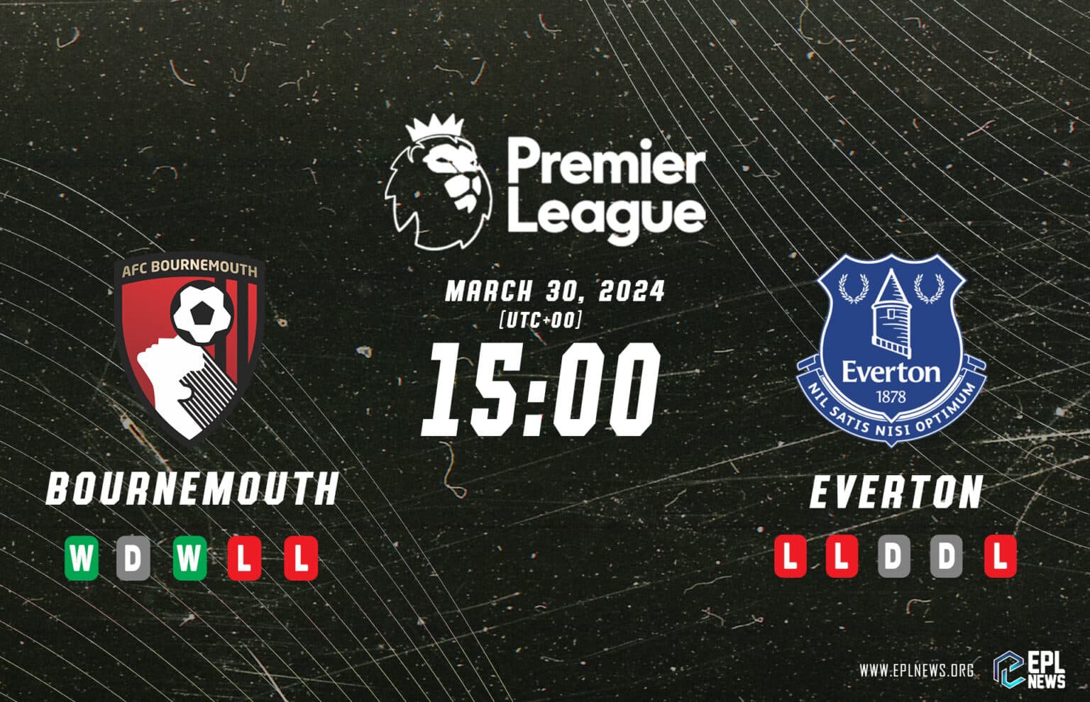 Bournemouth vs Everton Premier League Aperçu