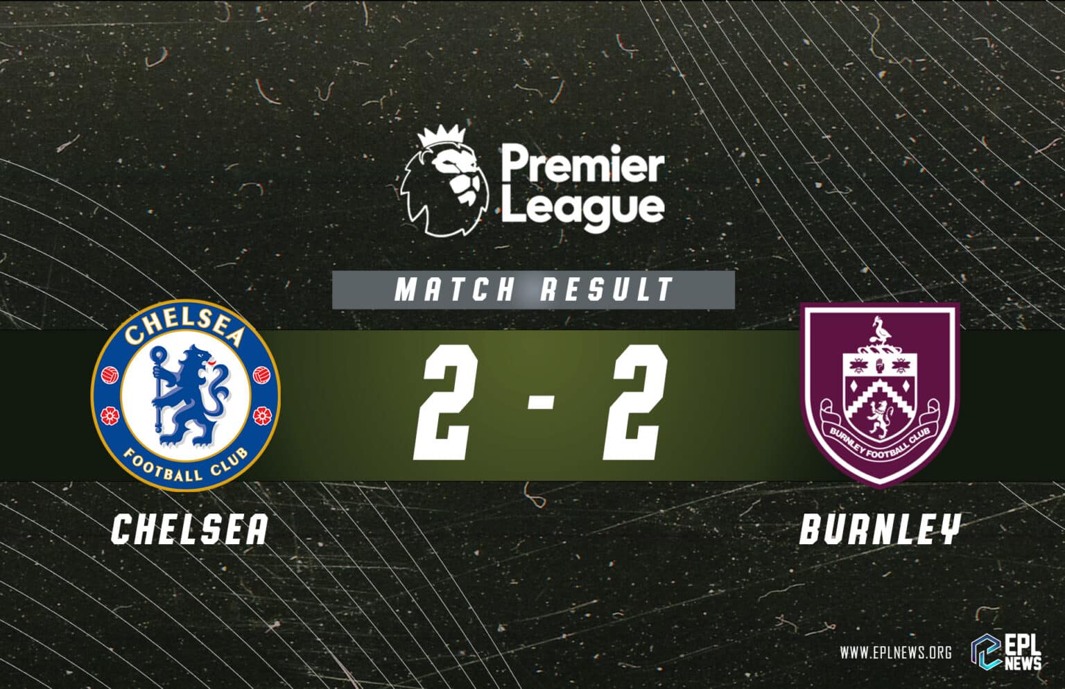 Rapport du match Chelsea contre Burnley