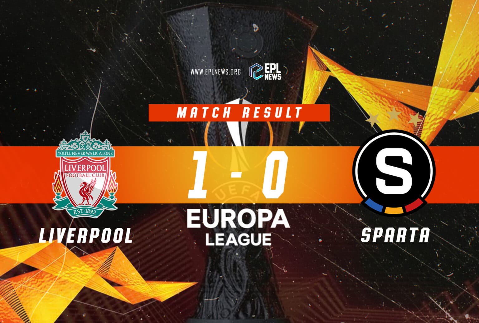 Rapport Liverpool vs Sparta Prague