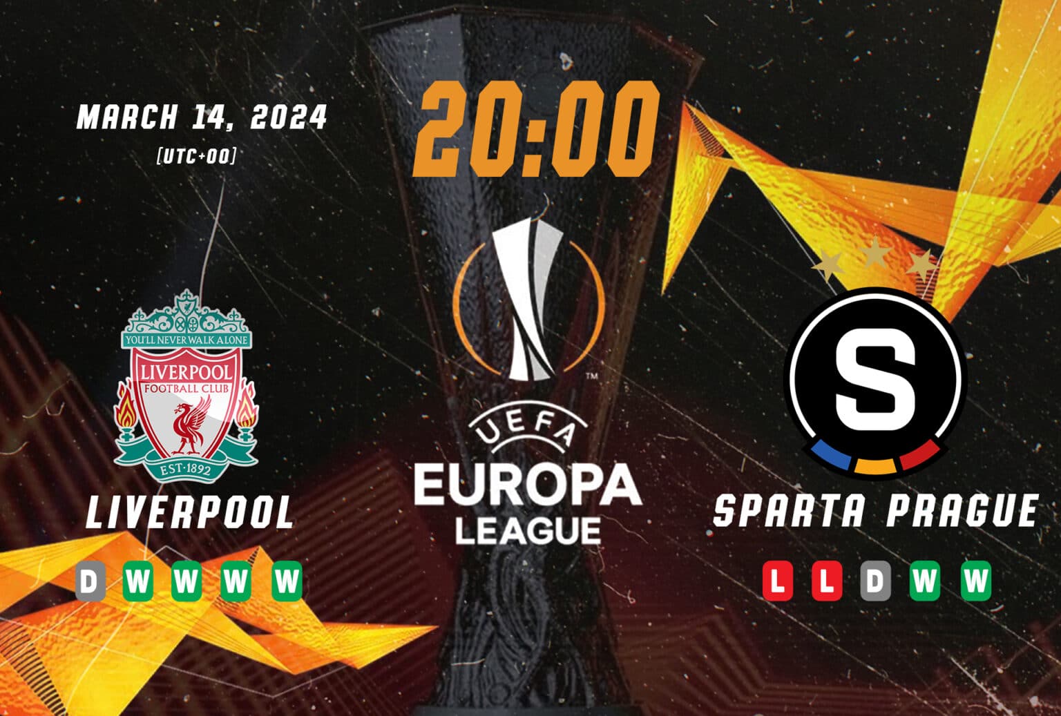 Aperçu de la Ligue Europa Liverpool vs Sparta Prague
