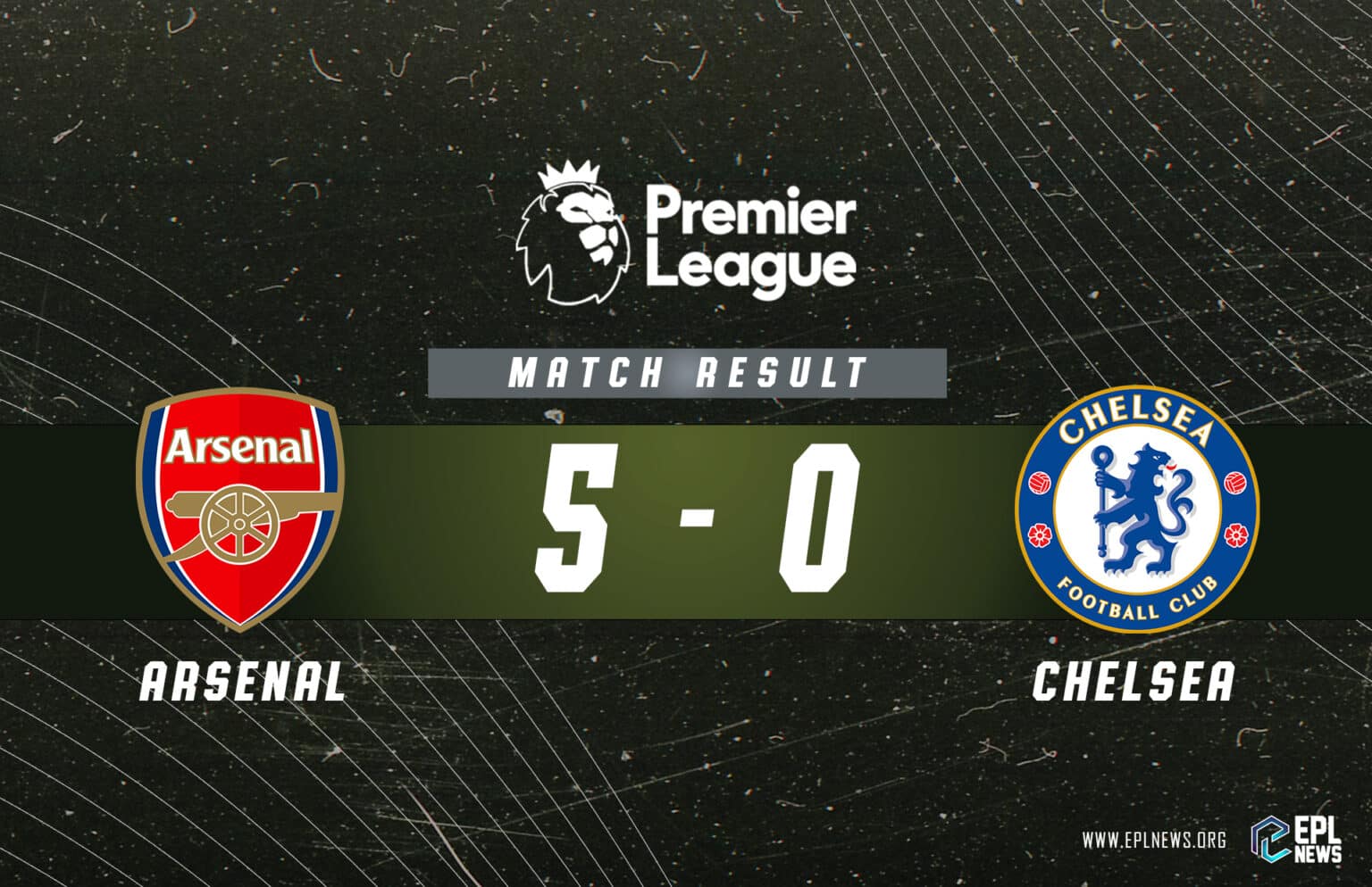 Rapport Arsenal vs Chelsea