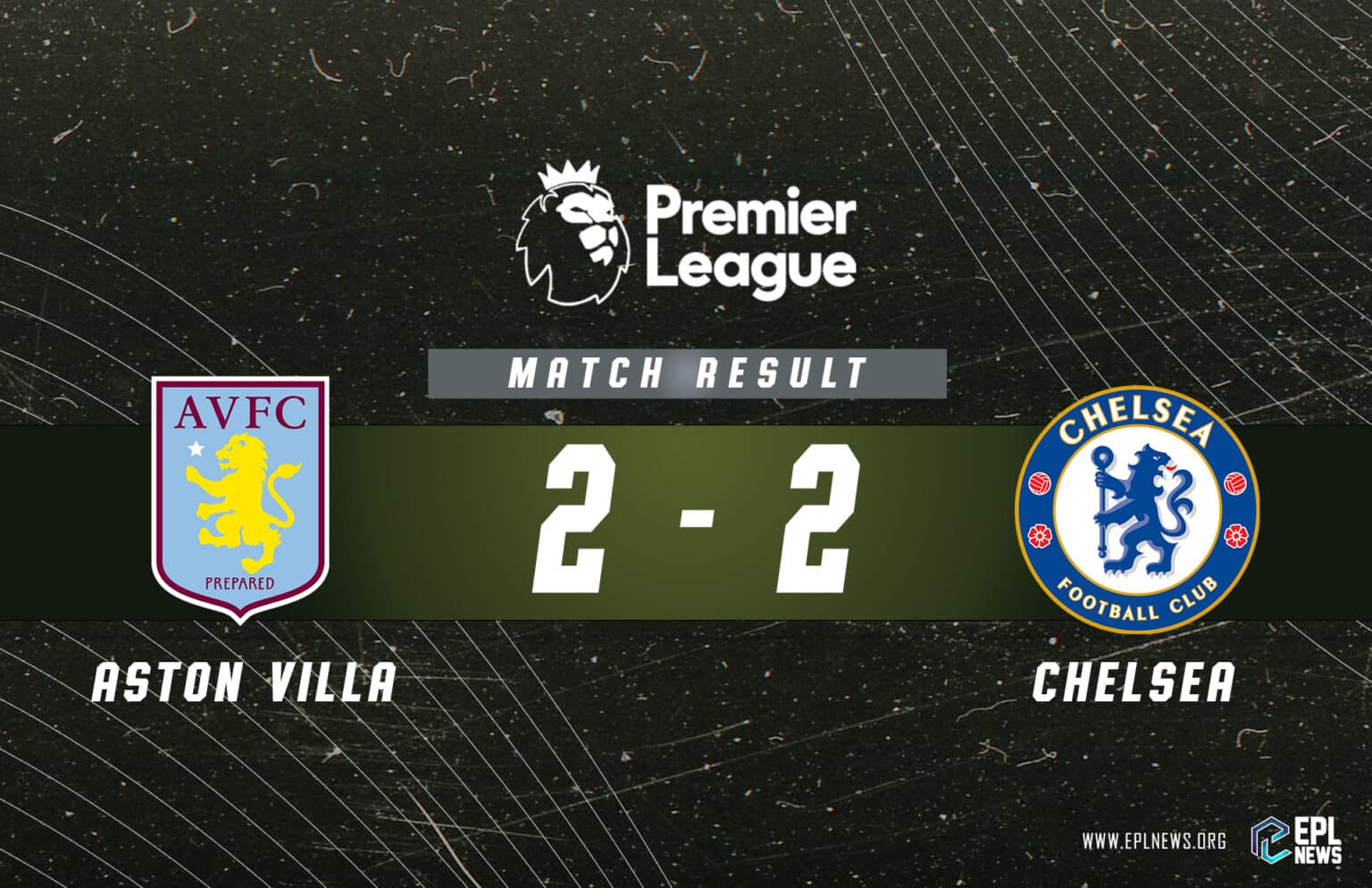 Rapport Aston Villa contre Chelsea