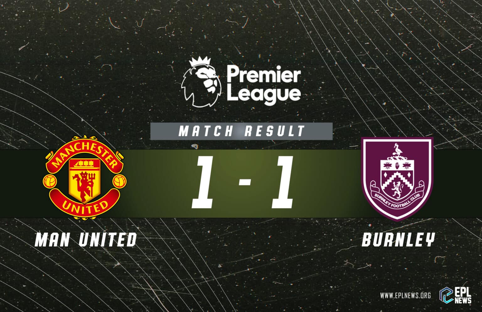 Rapport Manchester United contre Burnley