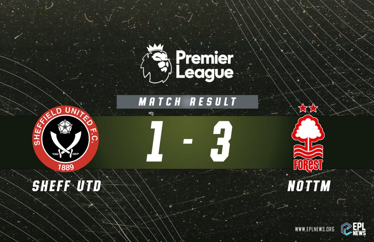 Rapport Sheffield United contre Nottingham Forest