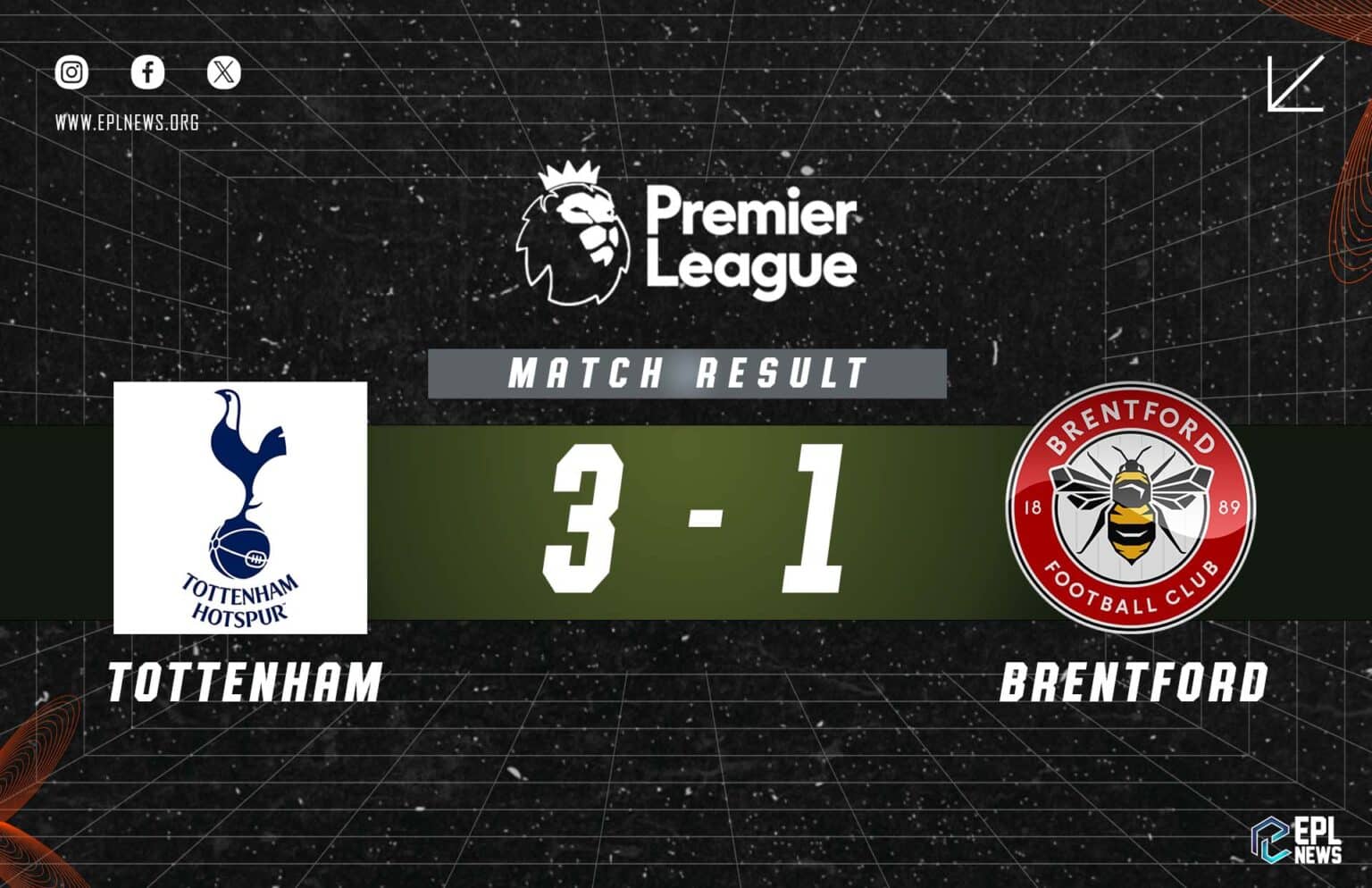 Tottenham vs Brentford