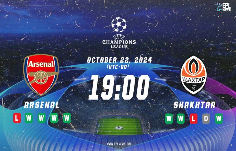 Aperçu du match Arsenal - Shakhtar Donetsk