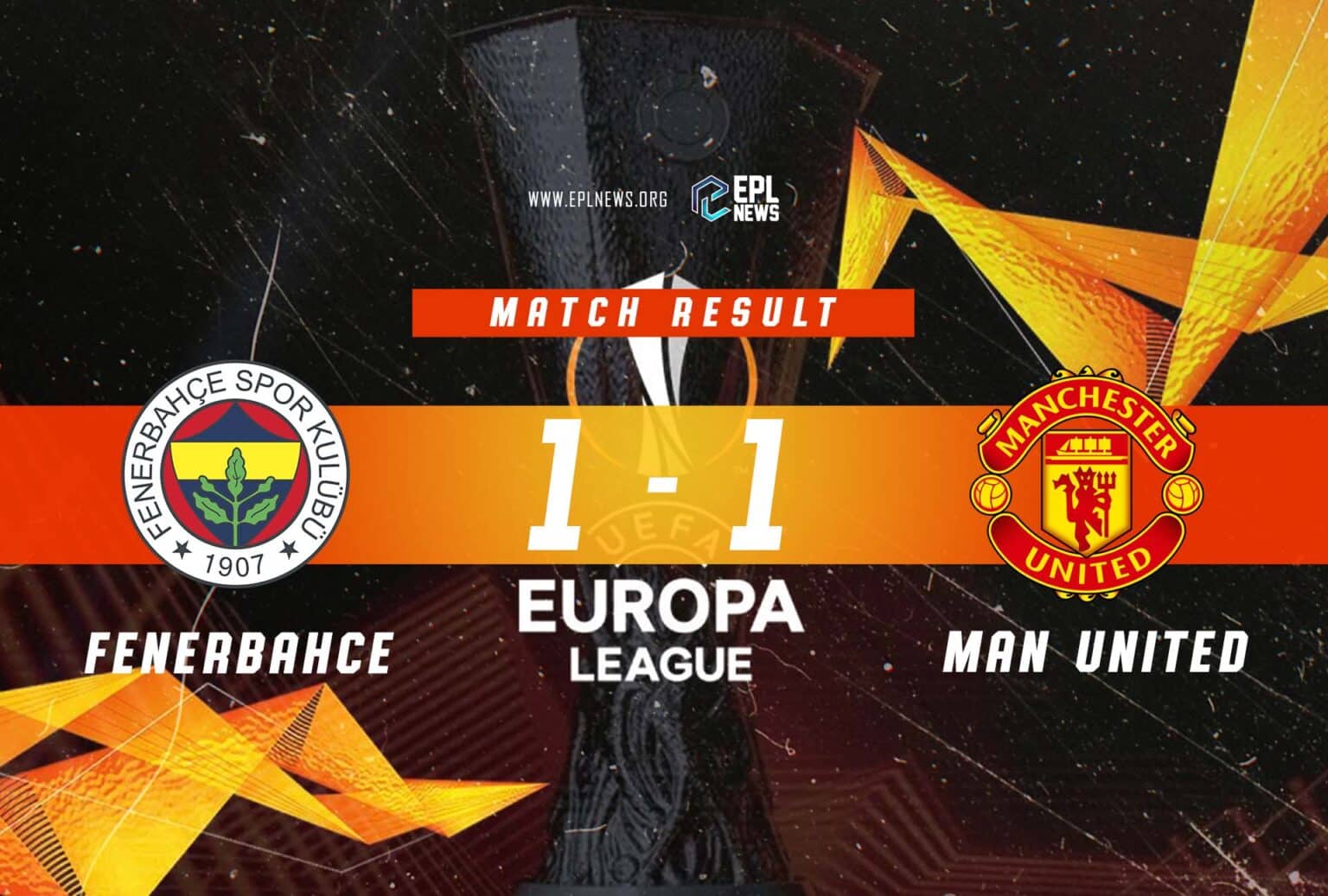 Fenerbahce vs Manchester United 1-1