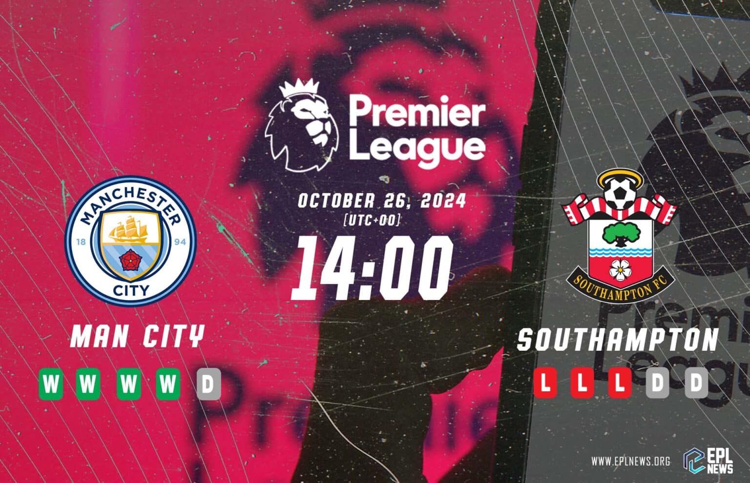 Aperçu du match Manchester City - Southampton