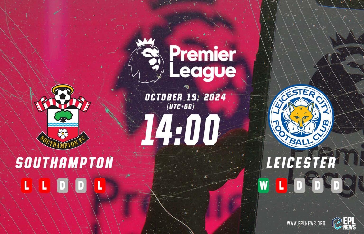 Aperçu de Southampton vs Leicester