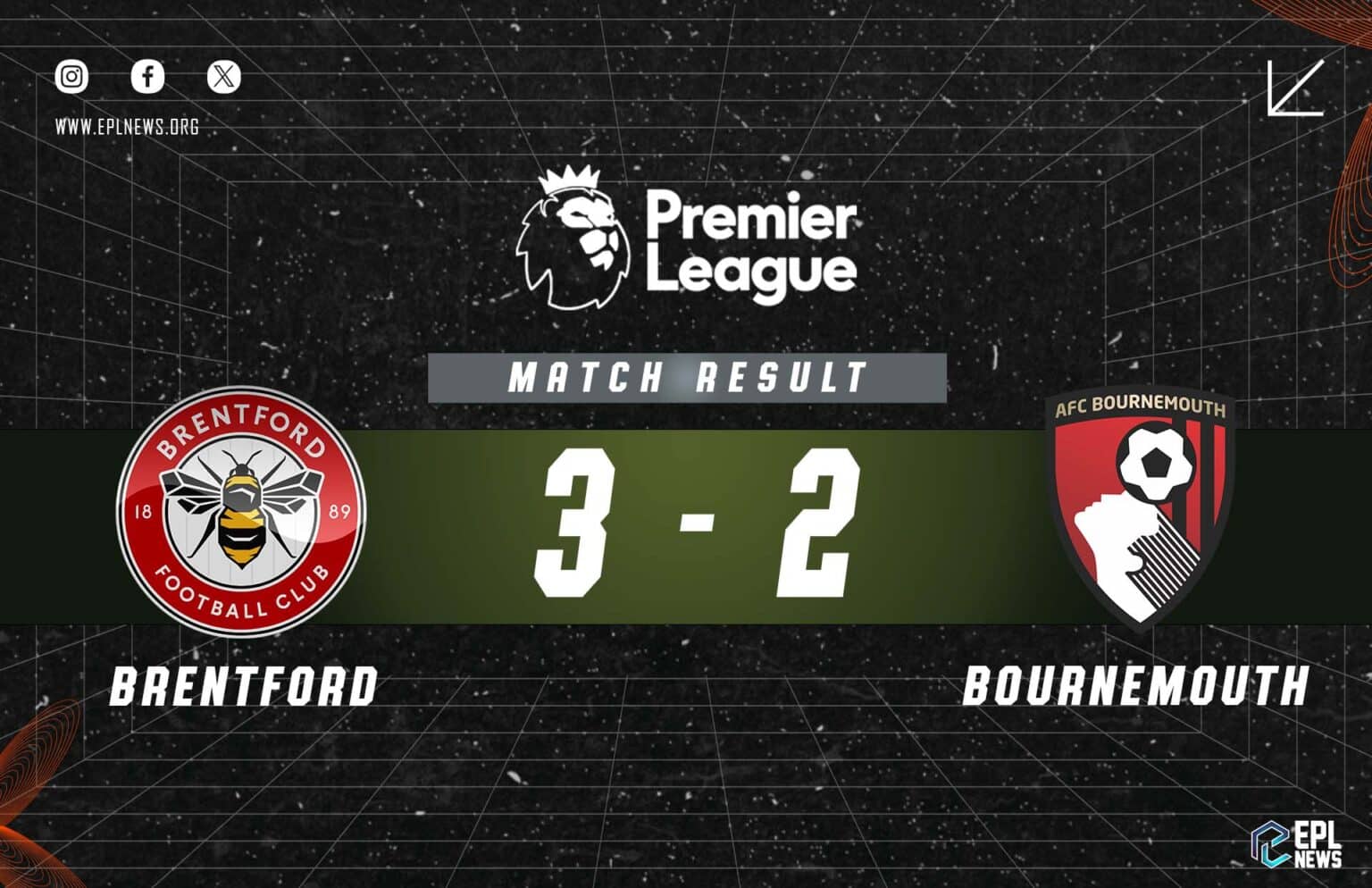 Brentford vs Bournemouth 3-2