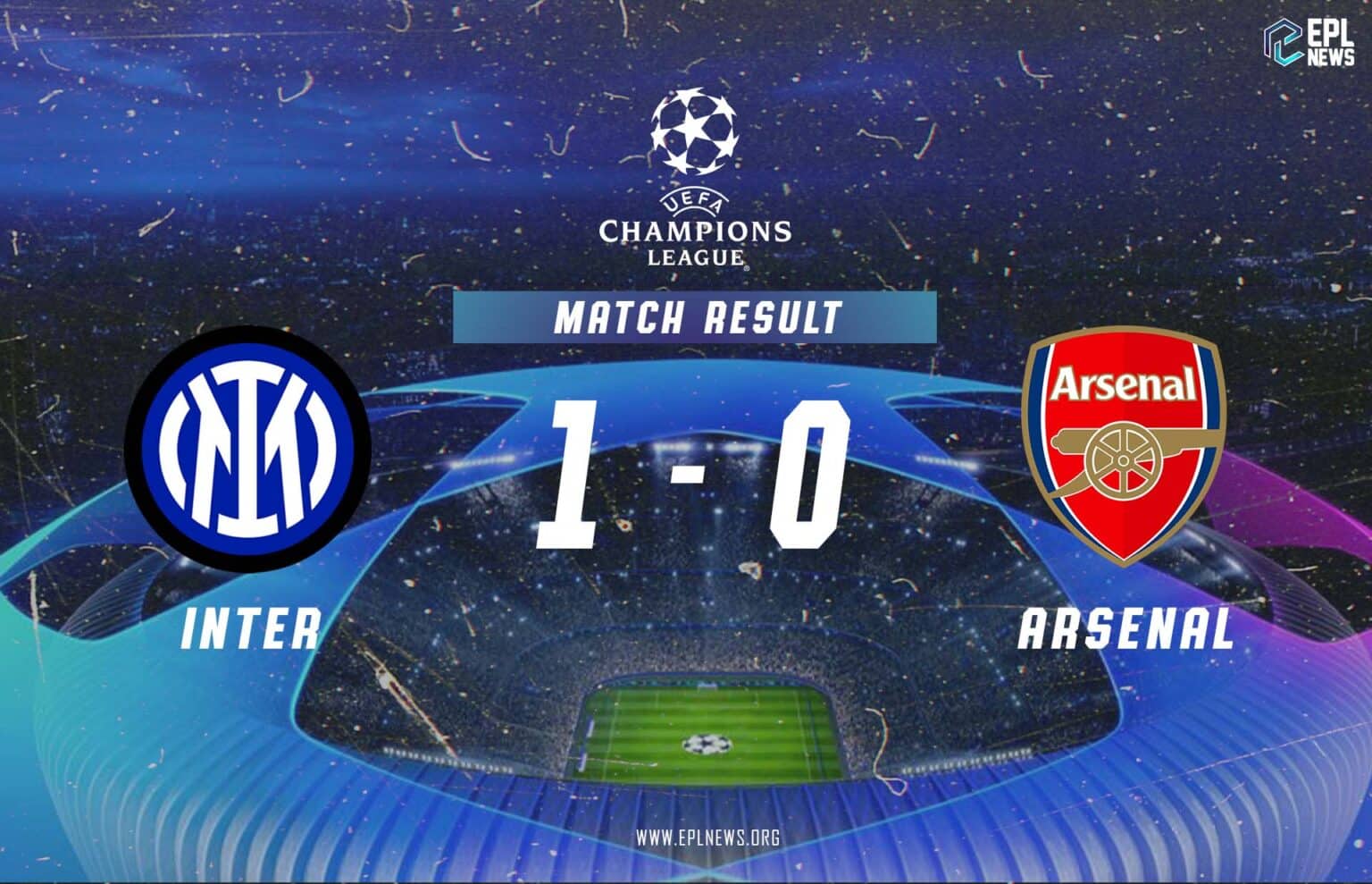 Inter Milan vs Arsenal 1-0