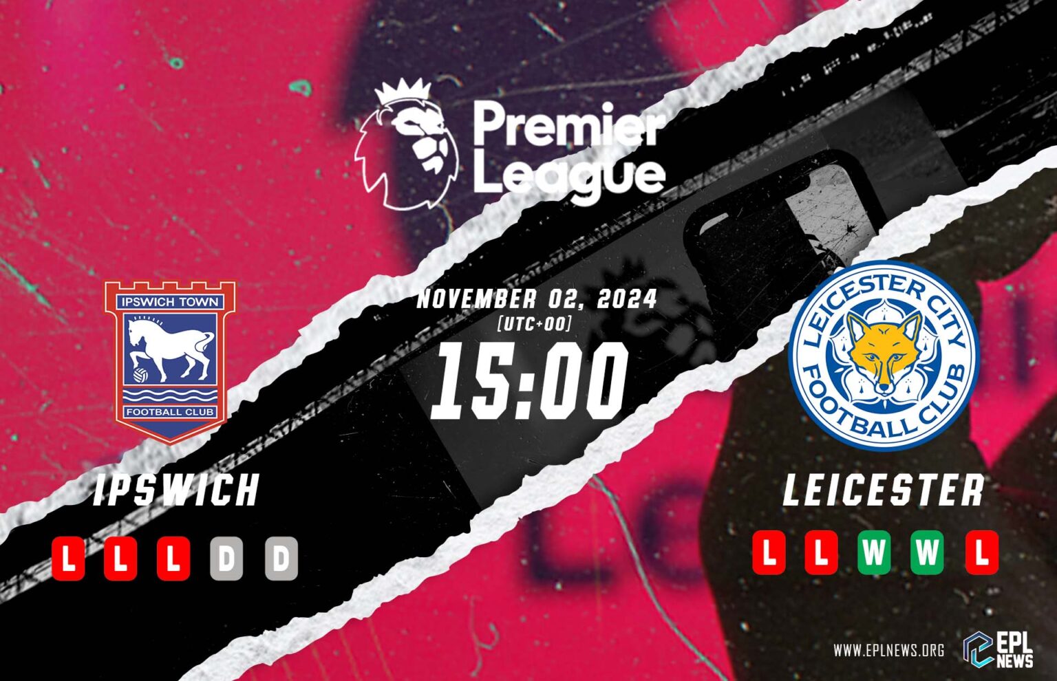 Aperçu du match Ipswich vs Leicester