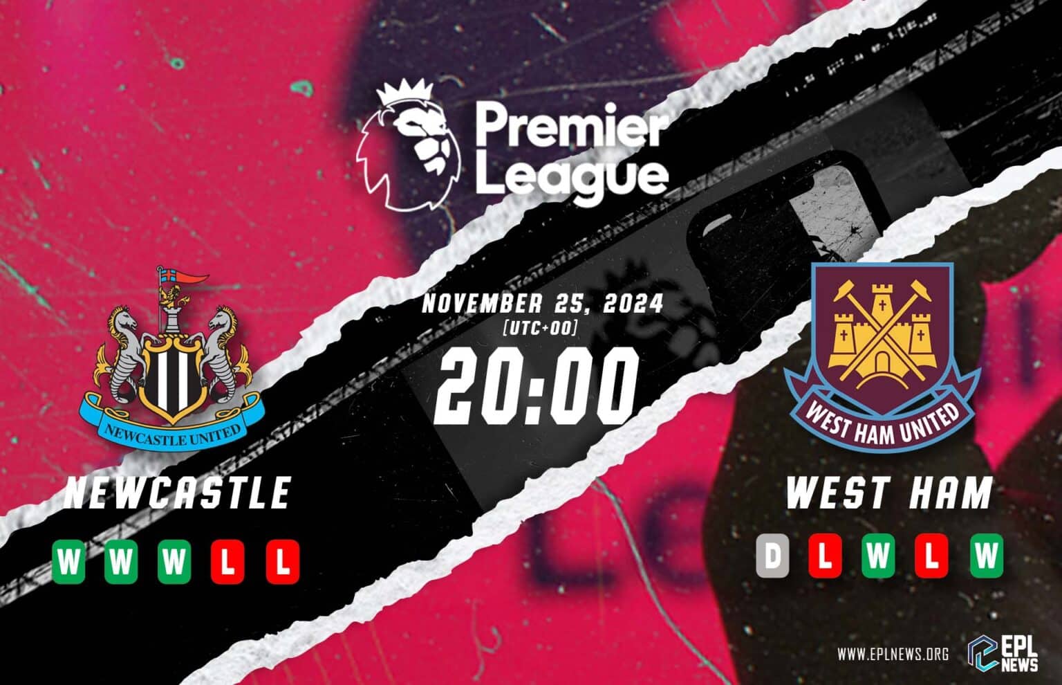 Aperçu de Newcastle vs West Ham