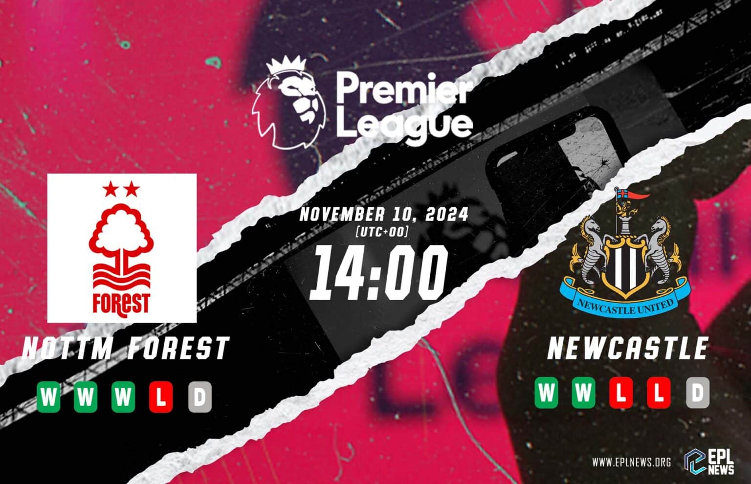 Aperçu du match Nottingham Forest vs Newcastle