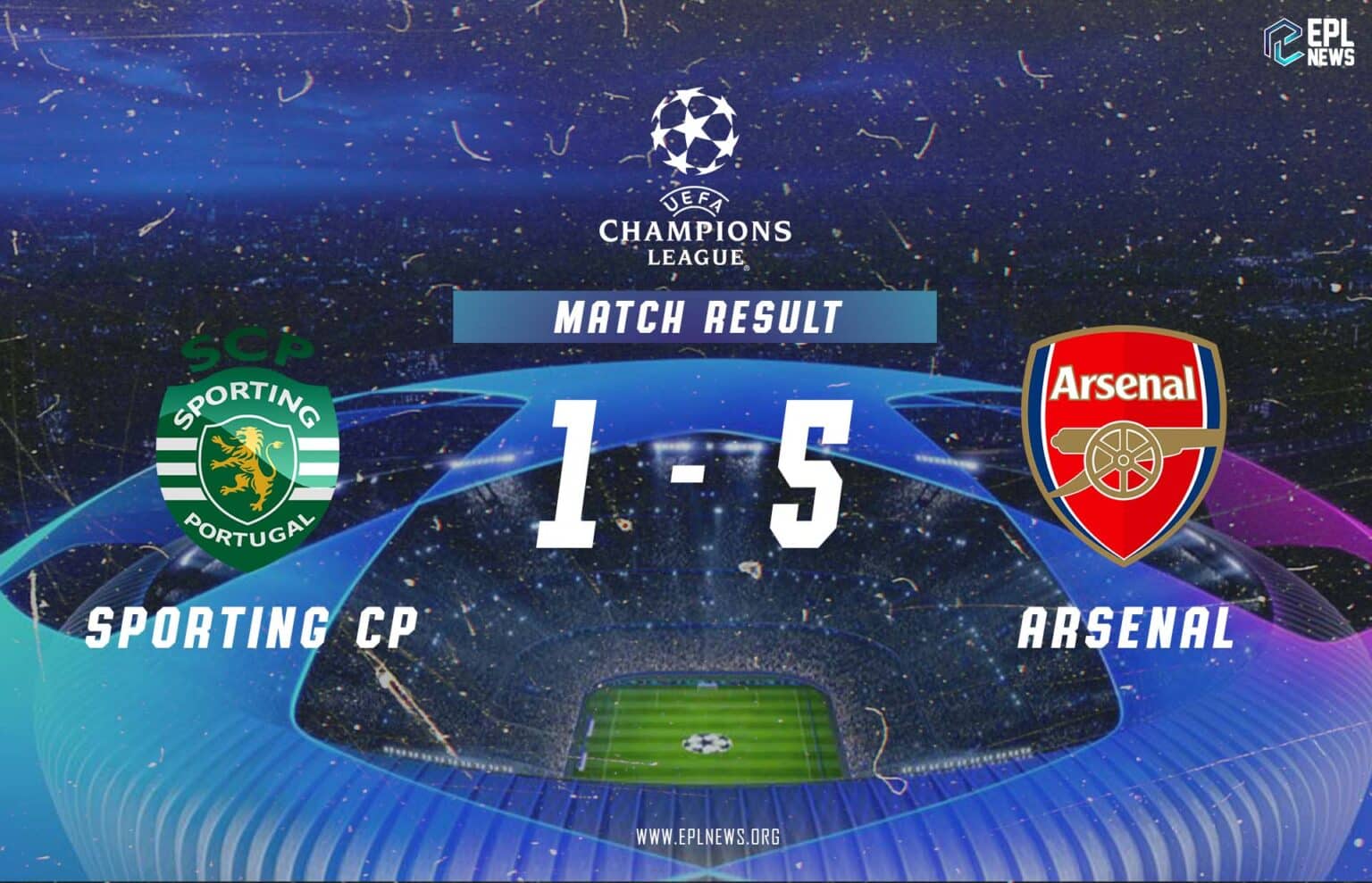 Sporting CP vs Arsenal 1-5