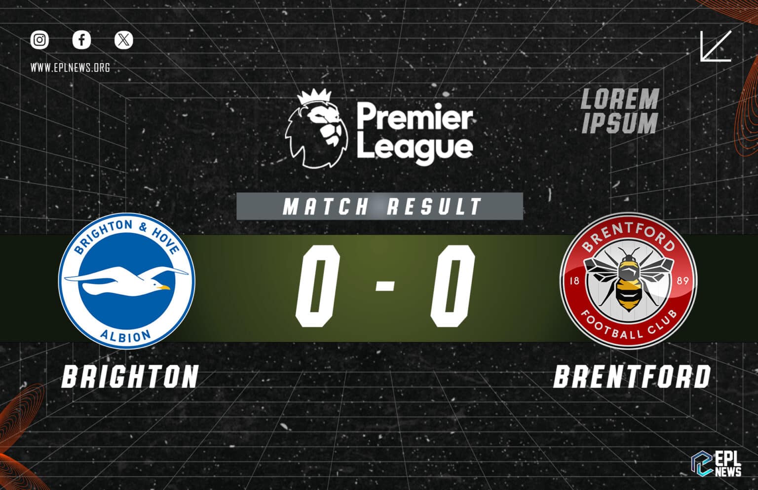 Brighton vs Brentford 0-0