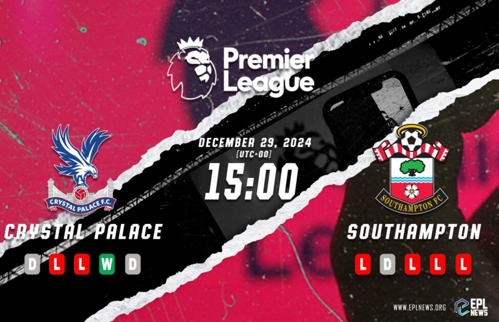 Aperçu du match Crystal Palace vs Southampton