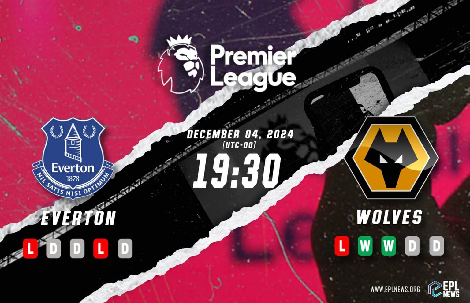 Aperçu du match Everton vs Wolves