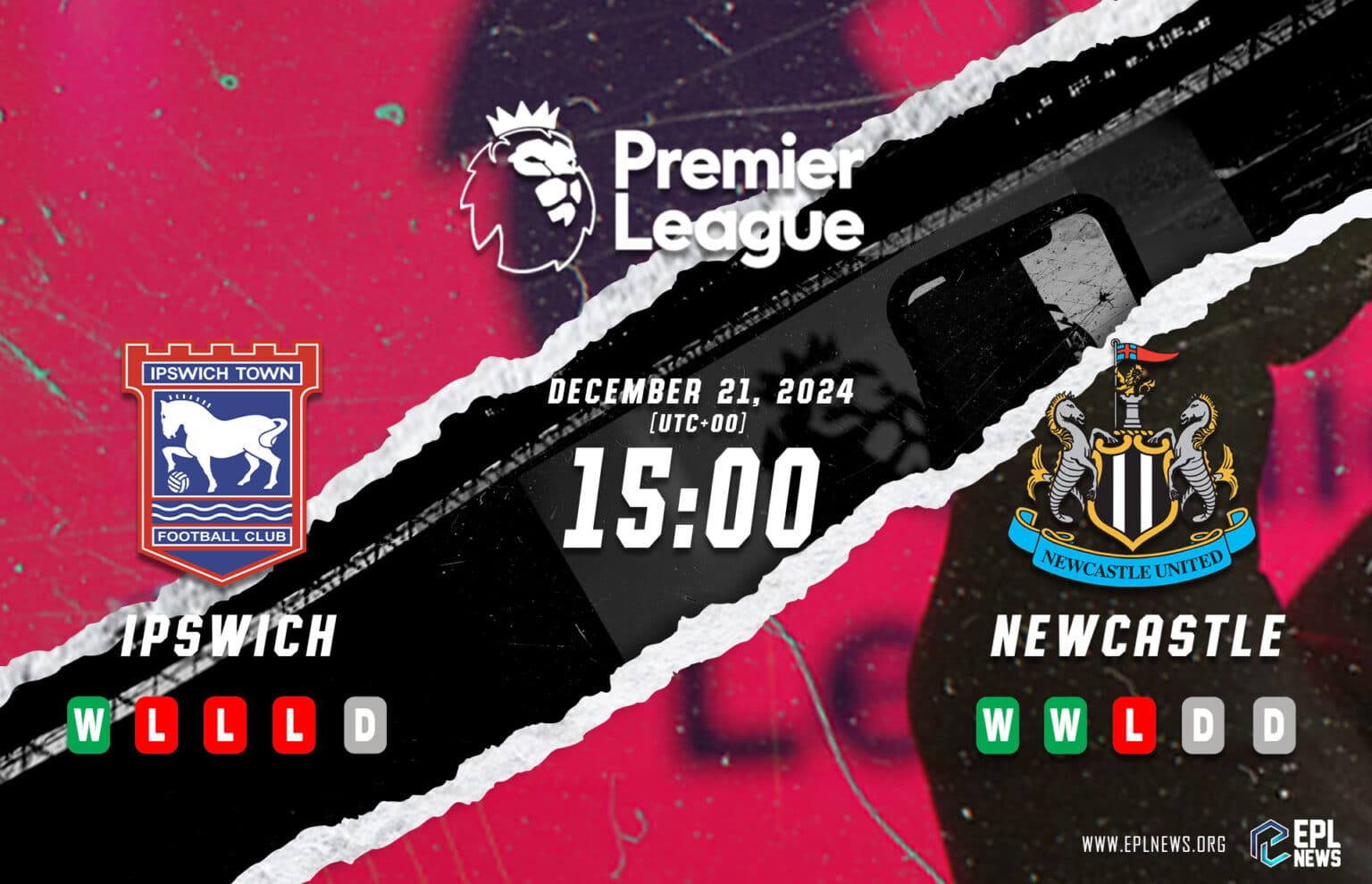 Aperçu du match Ipswich vs Newcastle