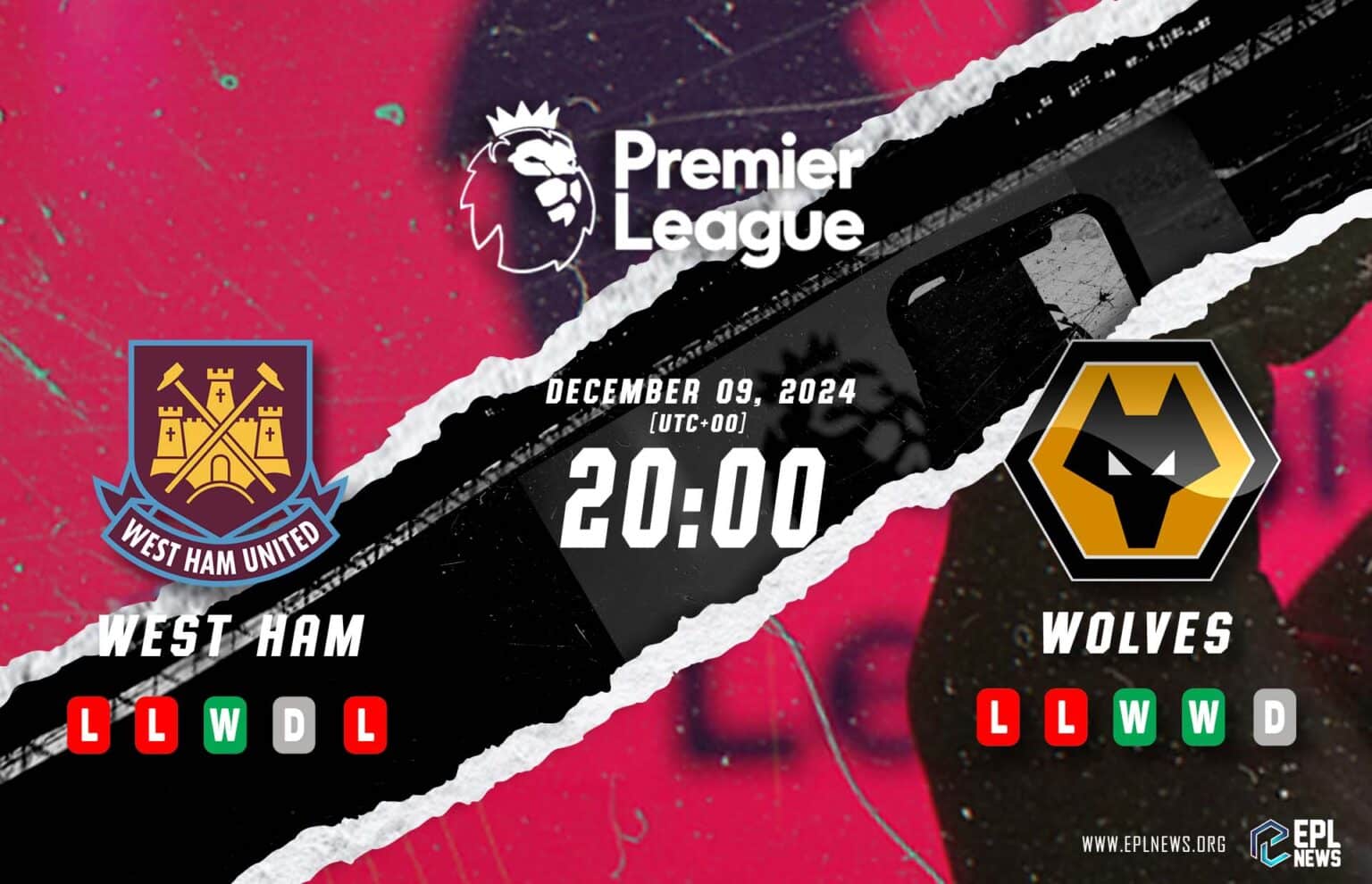 Aperçu de West Ham vs Wolves