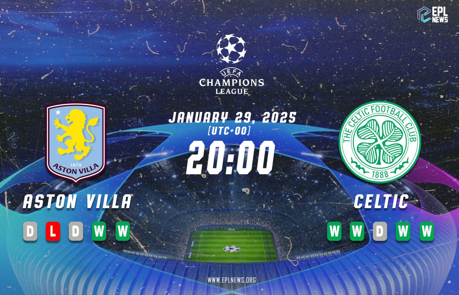 Aperçu du match Aston Villa vs Celtic