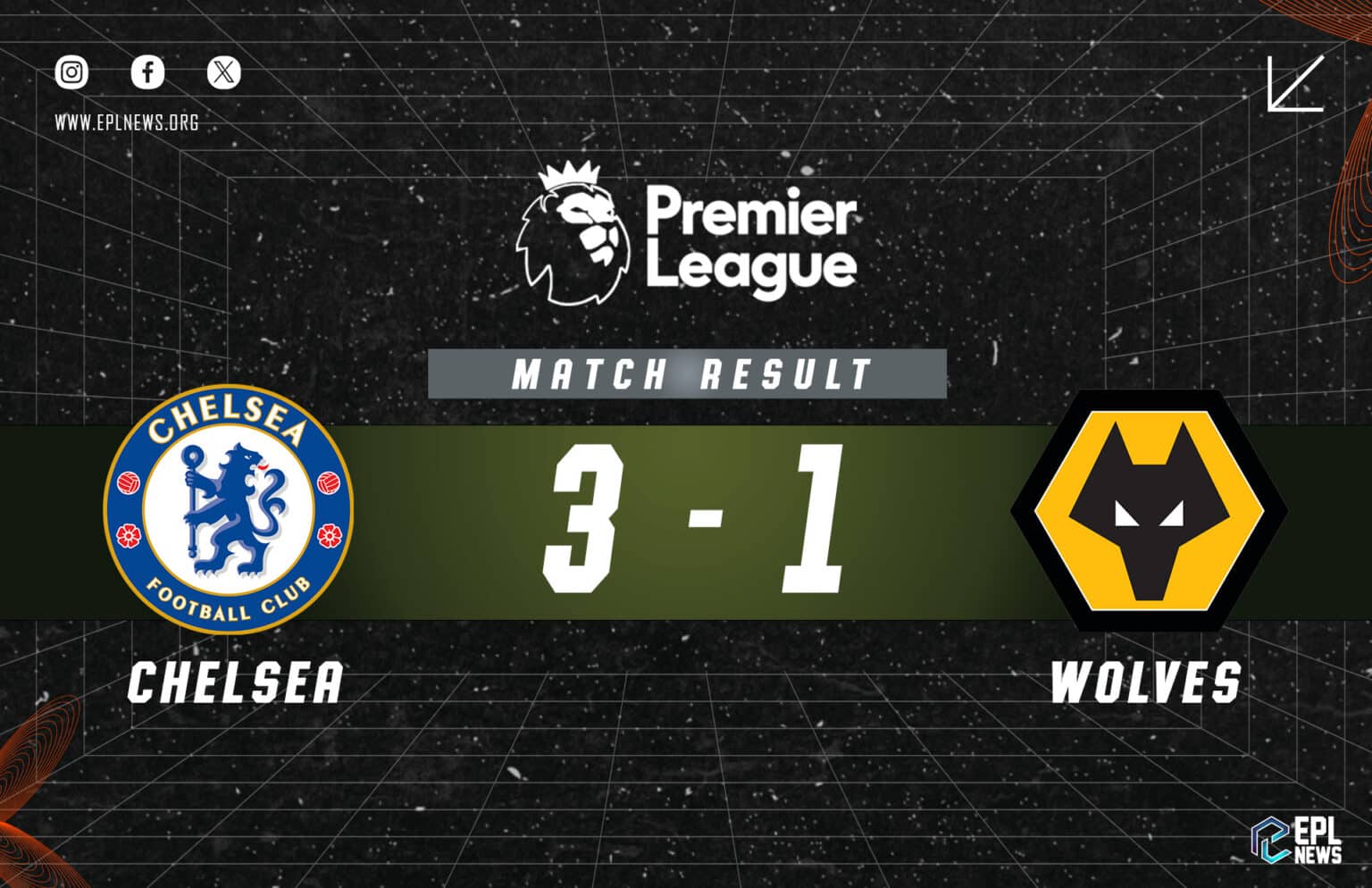 Chelsea vs Wolves 3-1