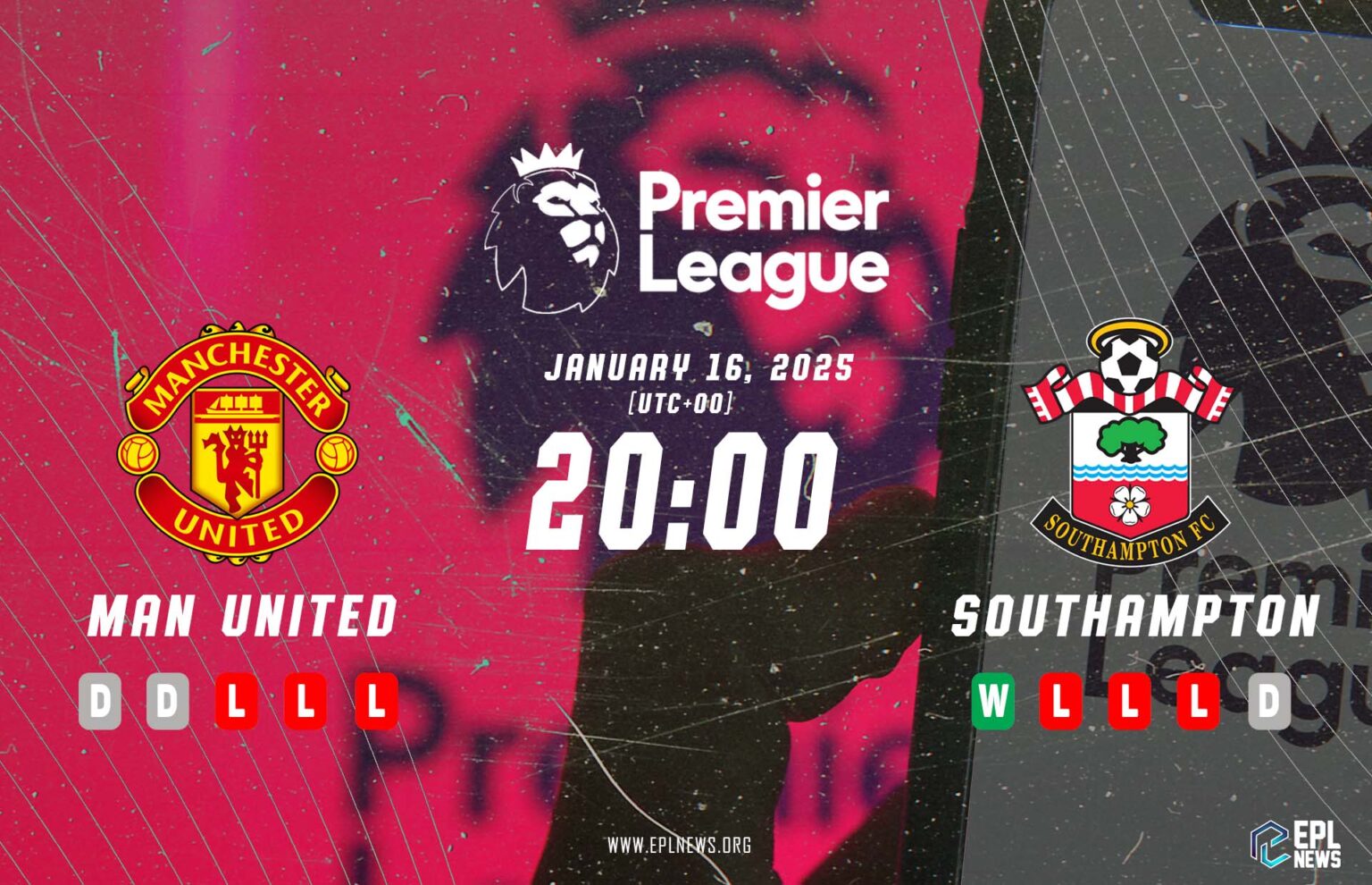 Aperçu du match Manchester United - Southampton