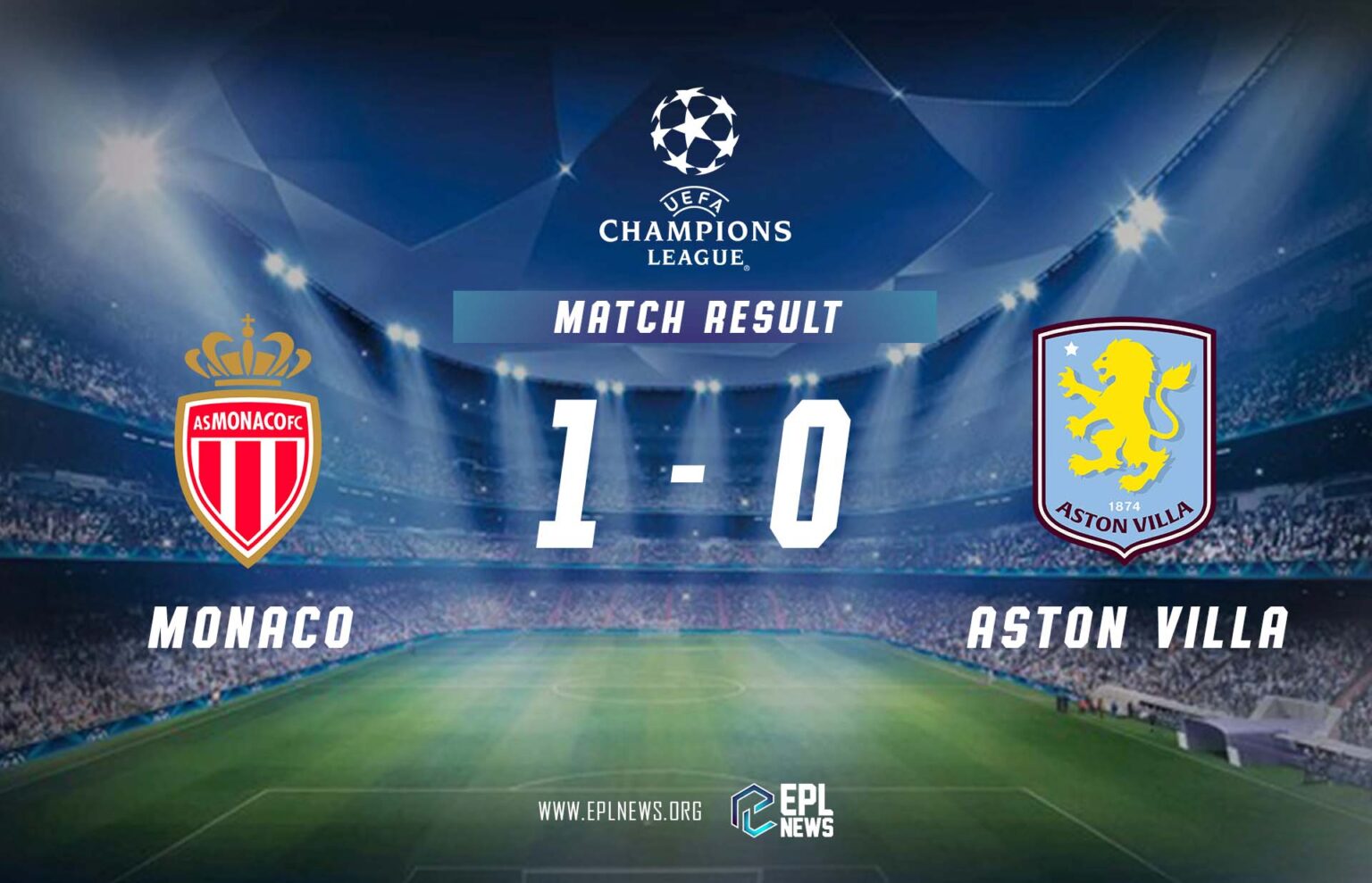 Monaco vs Aston Villa