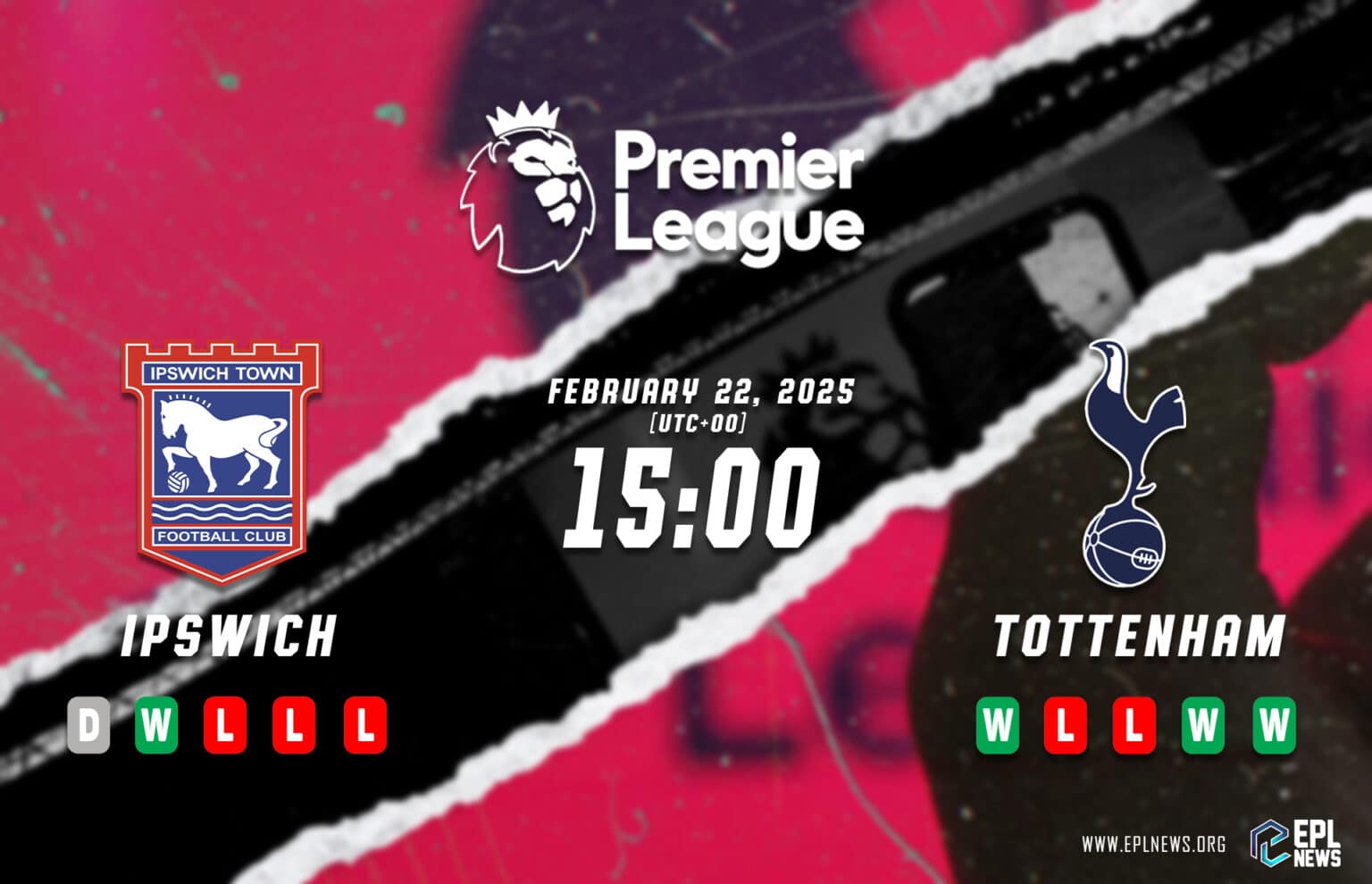 Aperçu Ipswich vs Tottenham