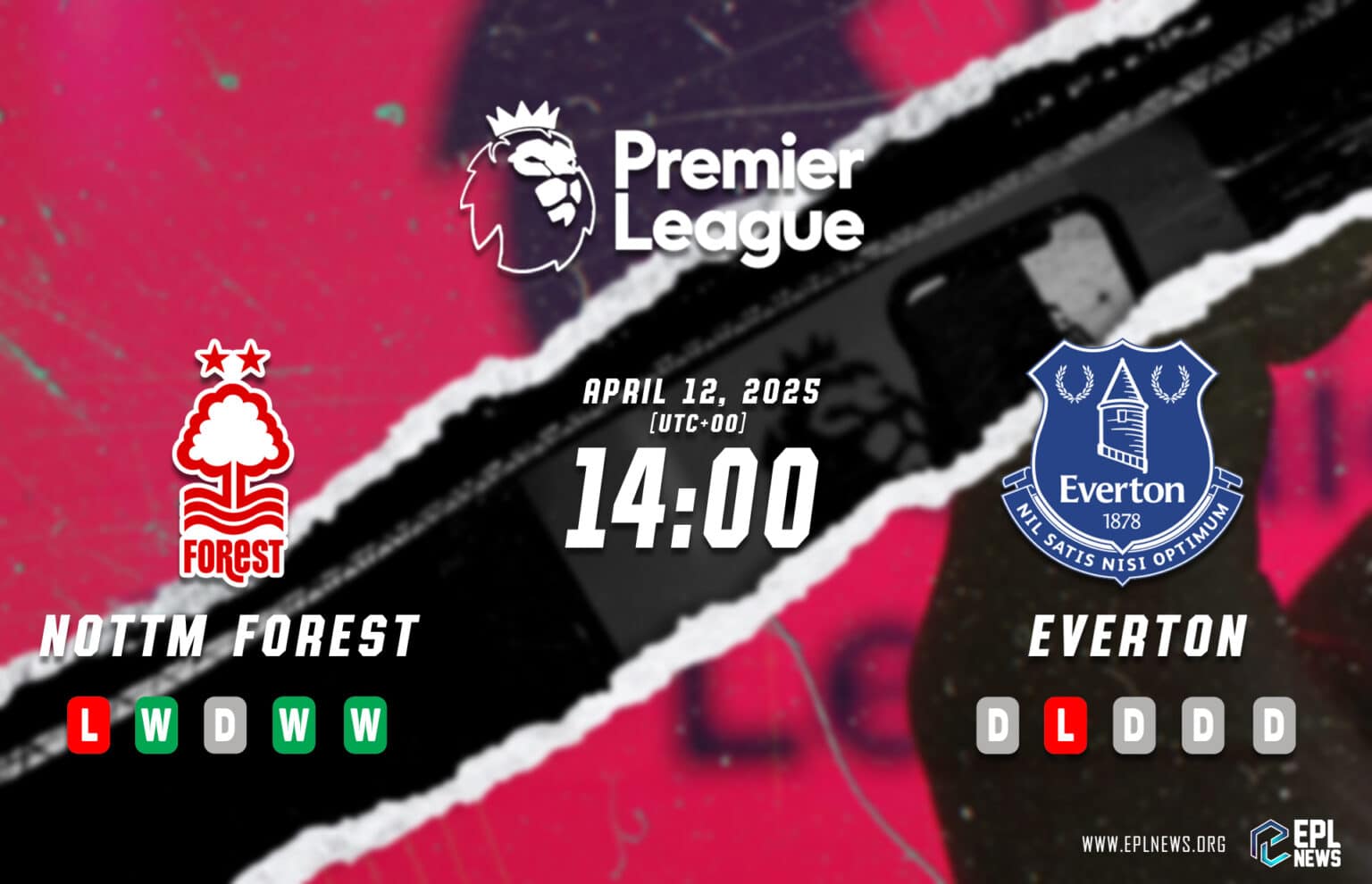 Aperçu de Nottingham Forest contre Everton