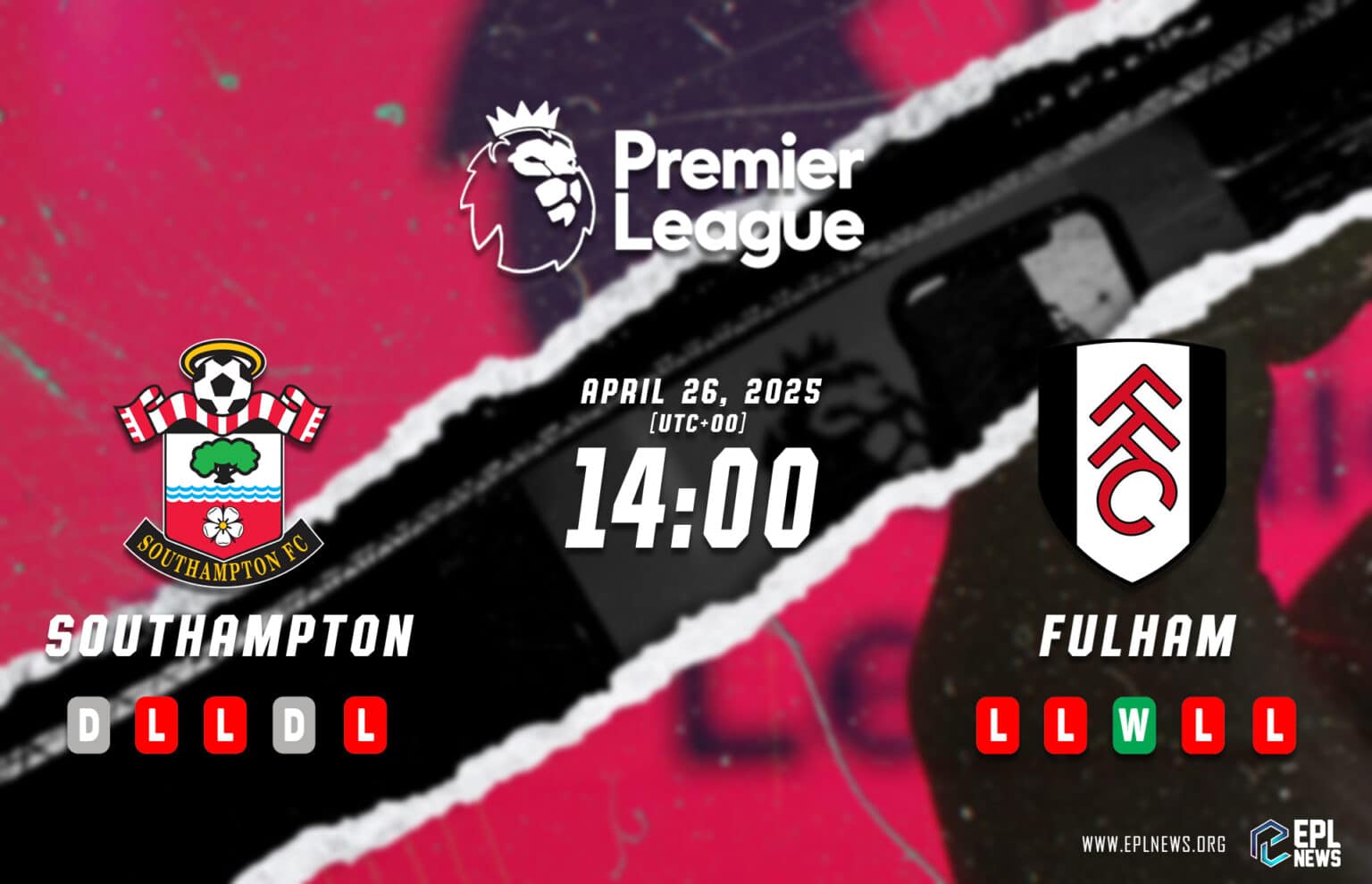 Aperçu de Southampton vs Fulham