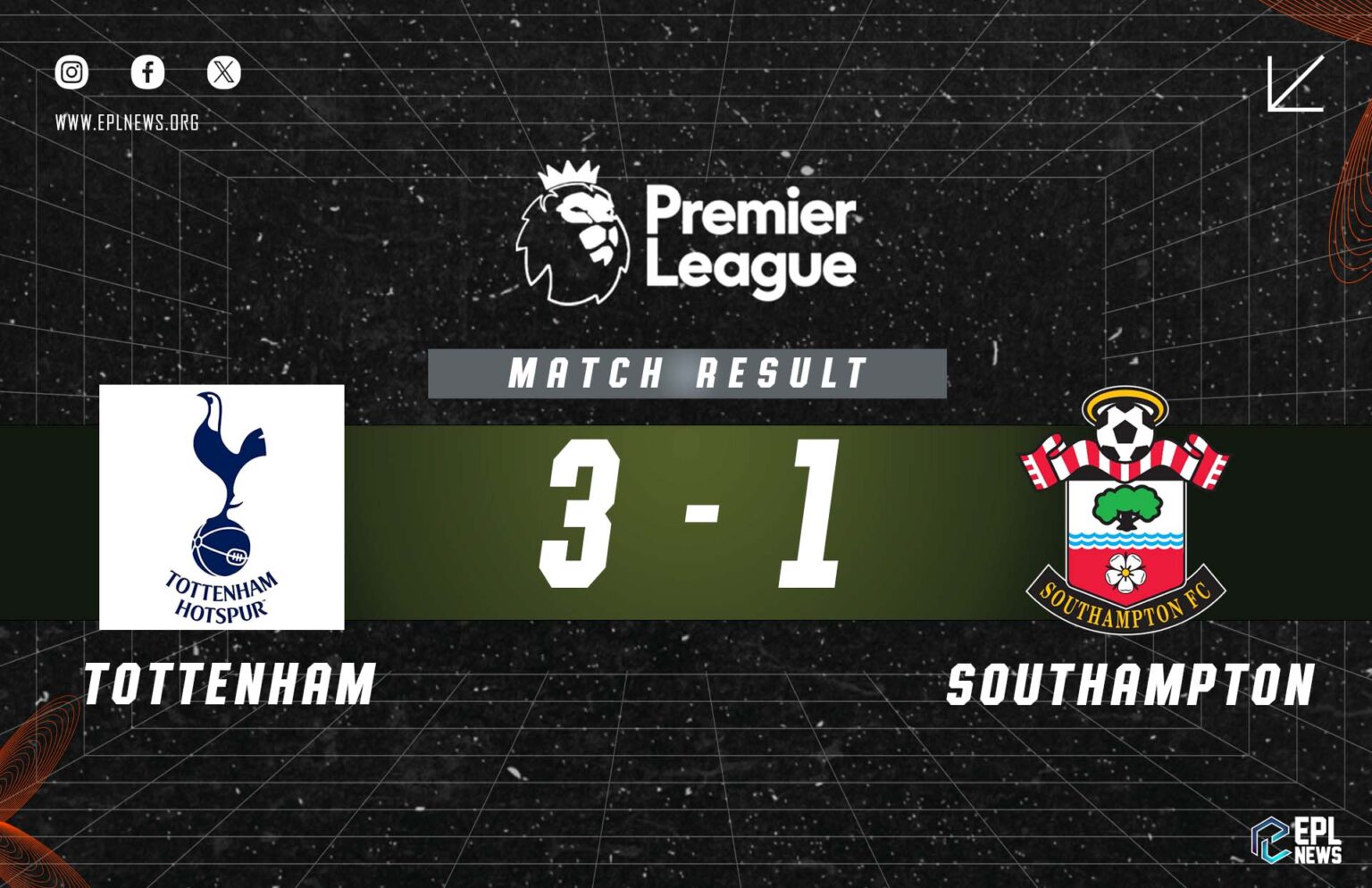 Tottenham - Southampton (3-1)
