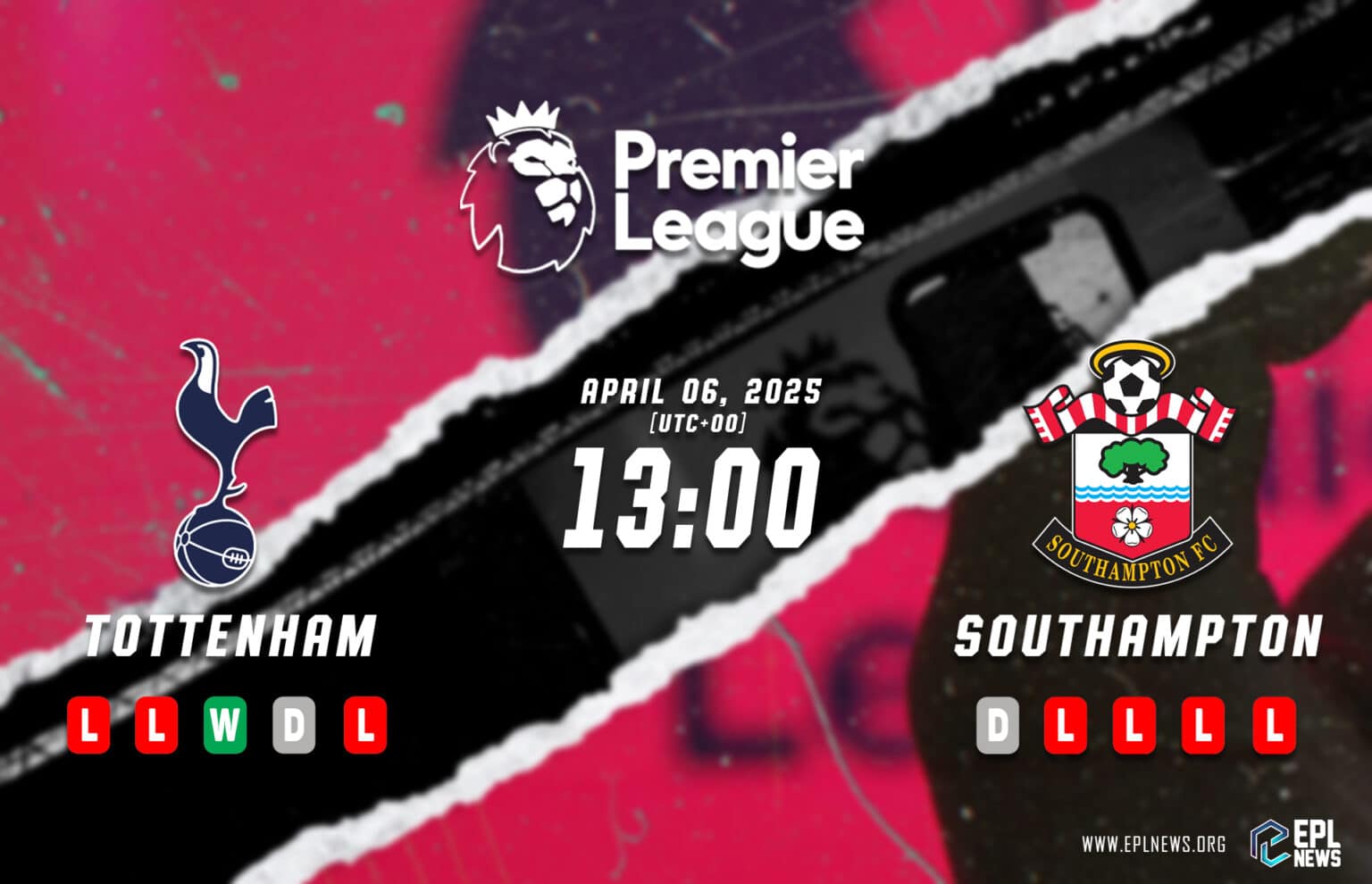 Aperçu de Tottenham vs Southampton 