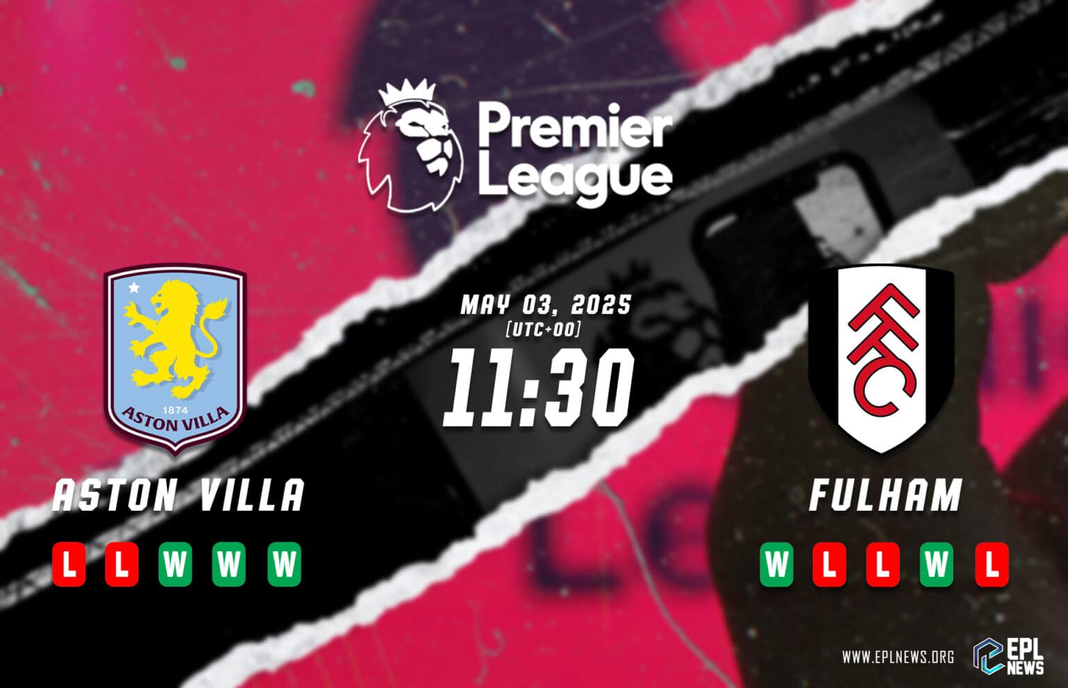 Aperçu du match Aston Villa vs Fulham