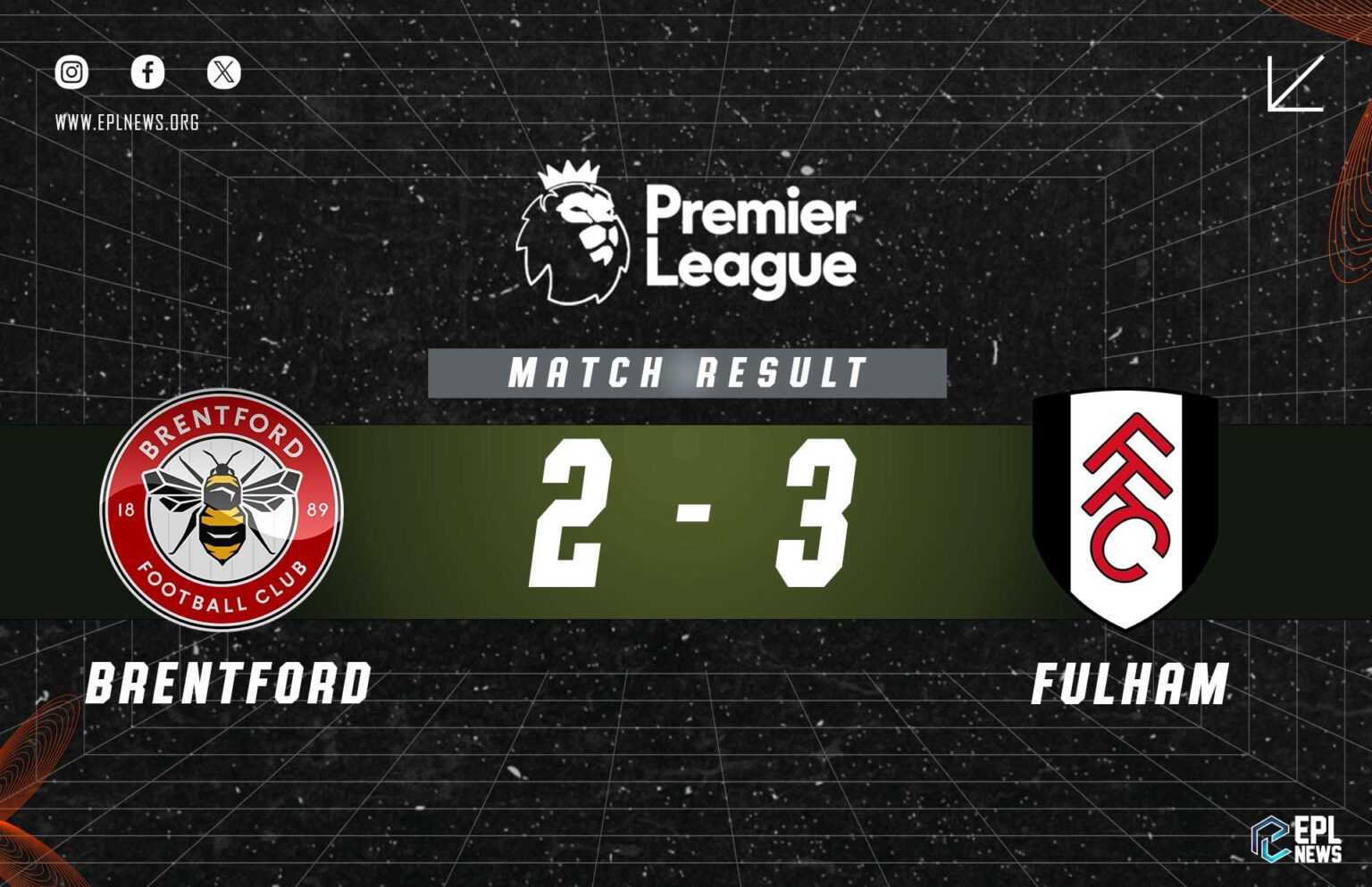 Brentford vs Fulham (2-3)
