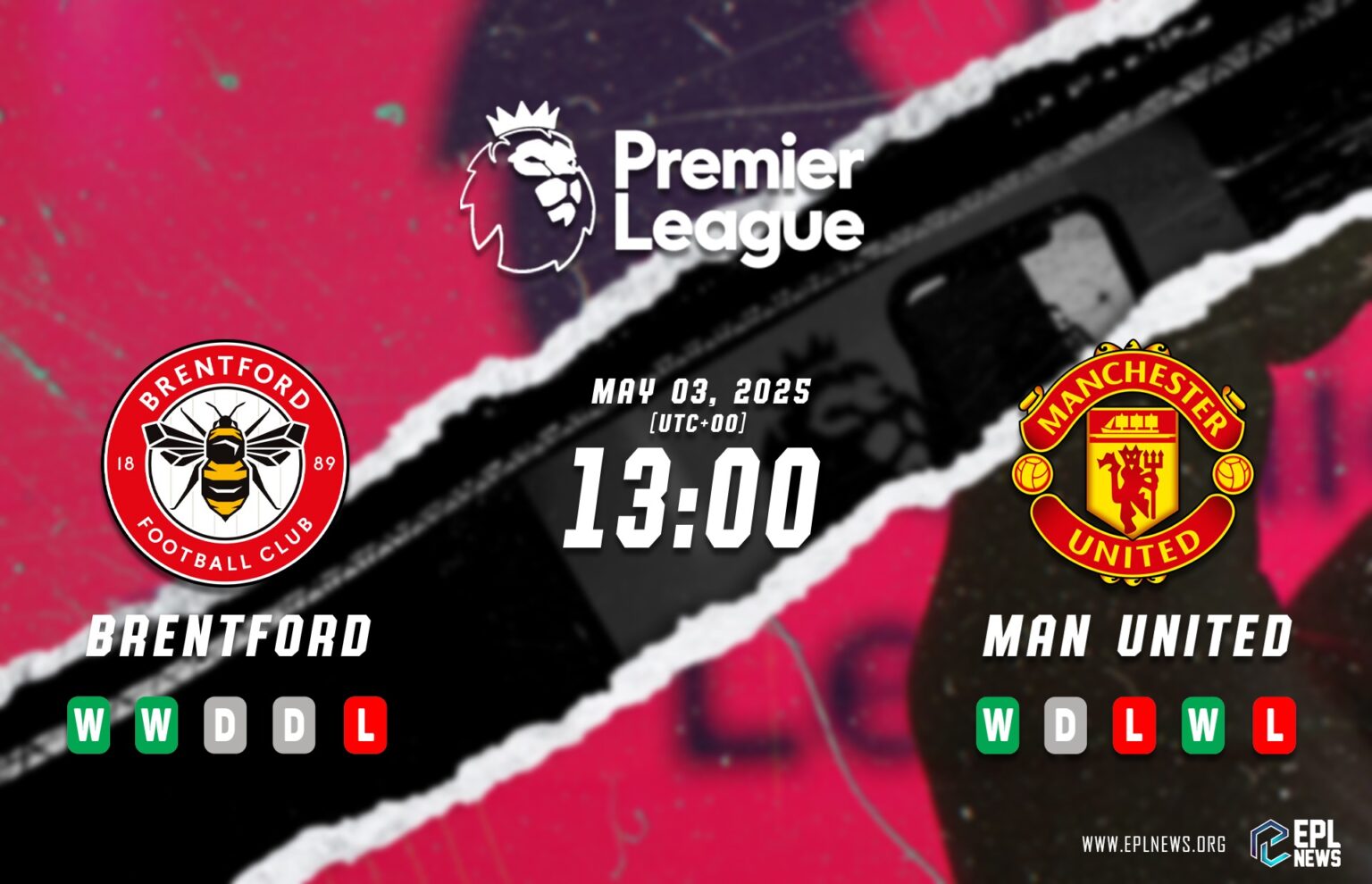 Aperçu de Brentford contre Manchester United