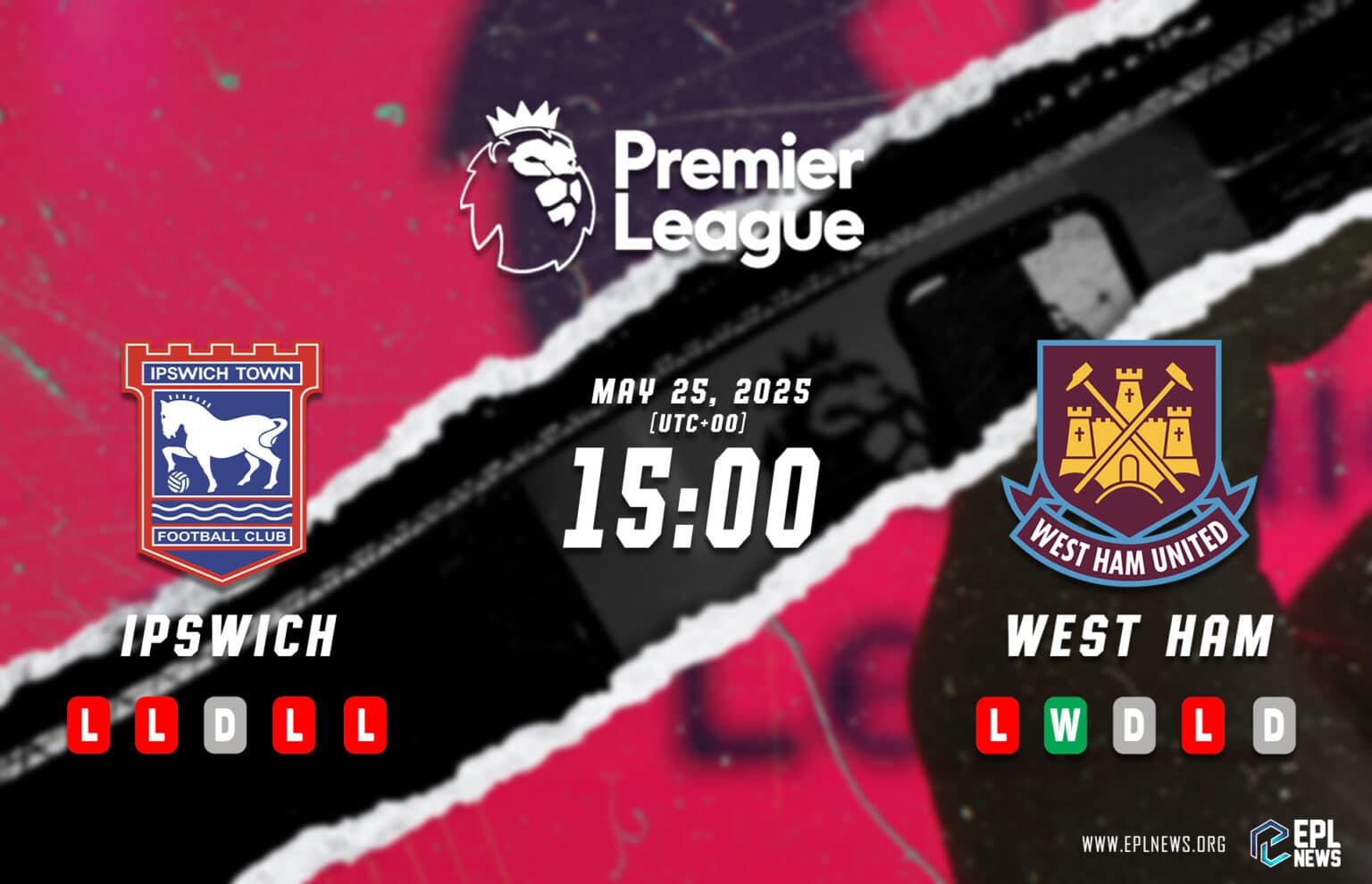 Aperçu d'Ipswich contre West Ham