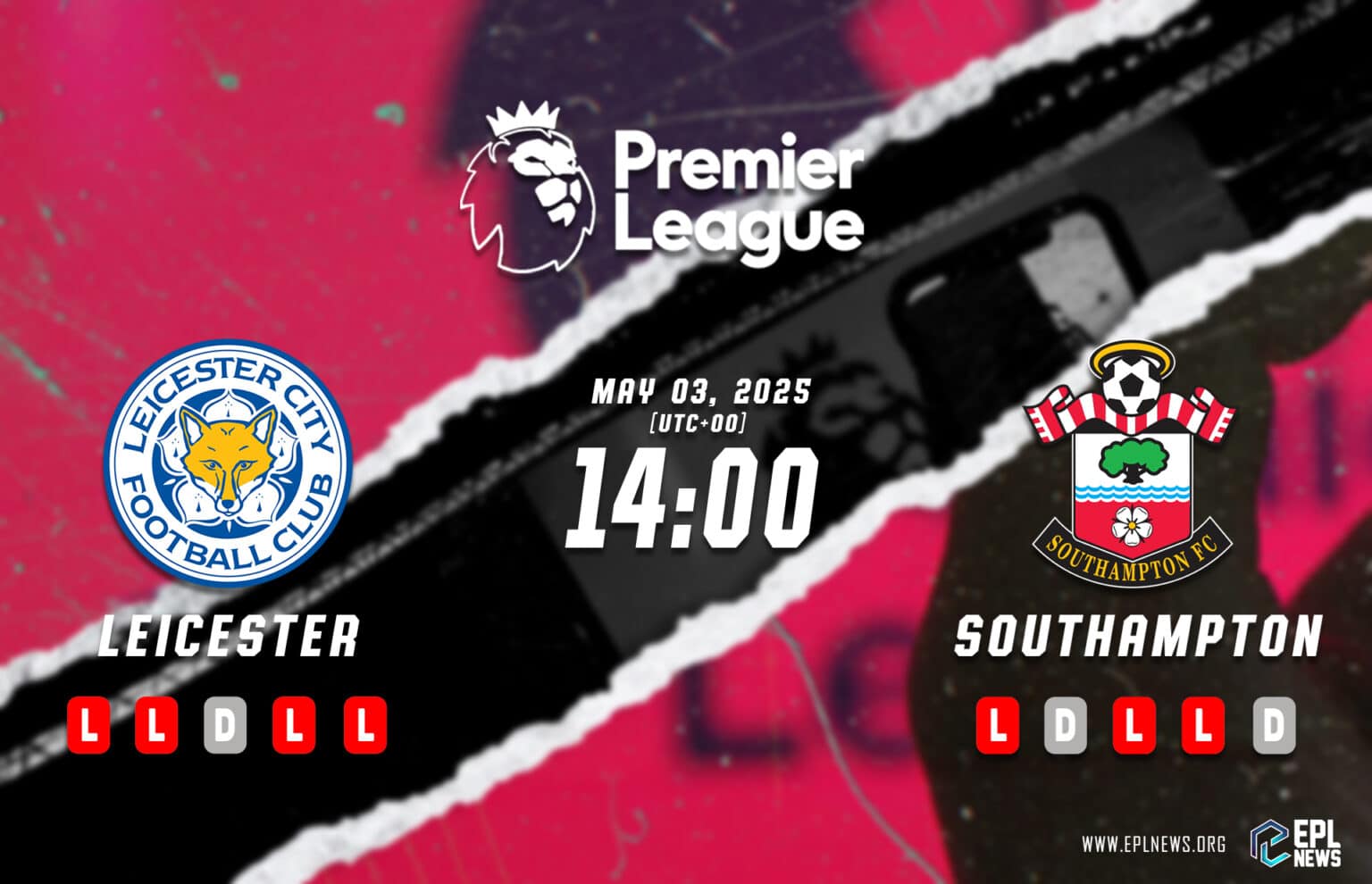Aperçu du match Leicester City - Southampton