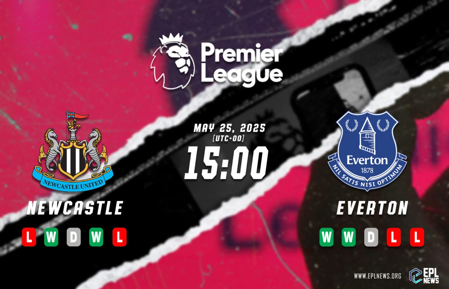 Aperçu du match Newcastle vs Everton