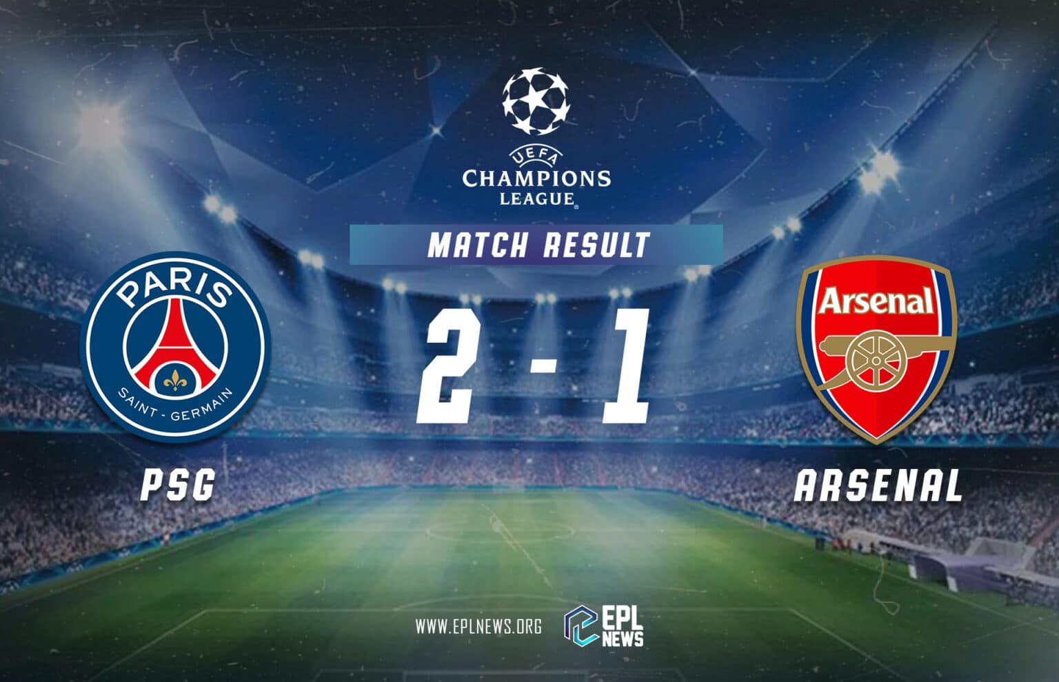 PSG vs Arsenal (2-1)