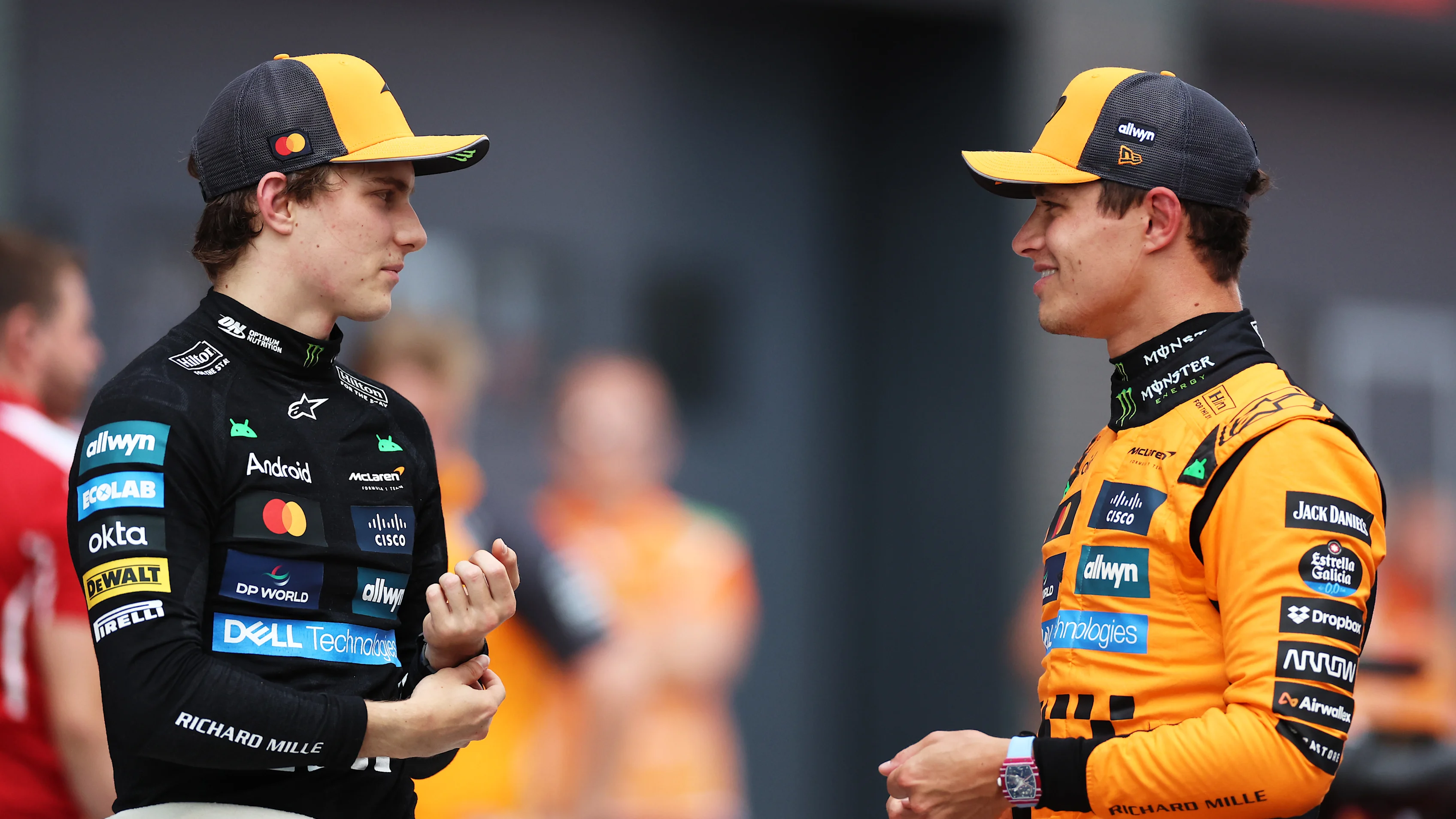 Budapest, Hongrie - 02 août: qualificatif de deuxième place Oscar Piastri d'Australie et McLaren et