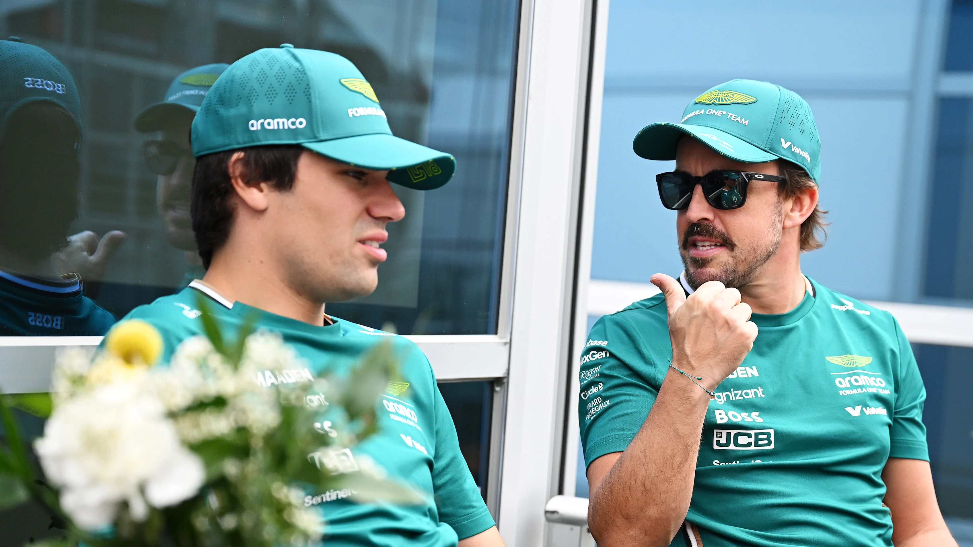 Montréal, Québec - 12 juin: Lance Stroll of Canada et Aston Martin F1 Team et Fernando Alonso de