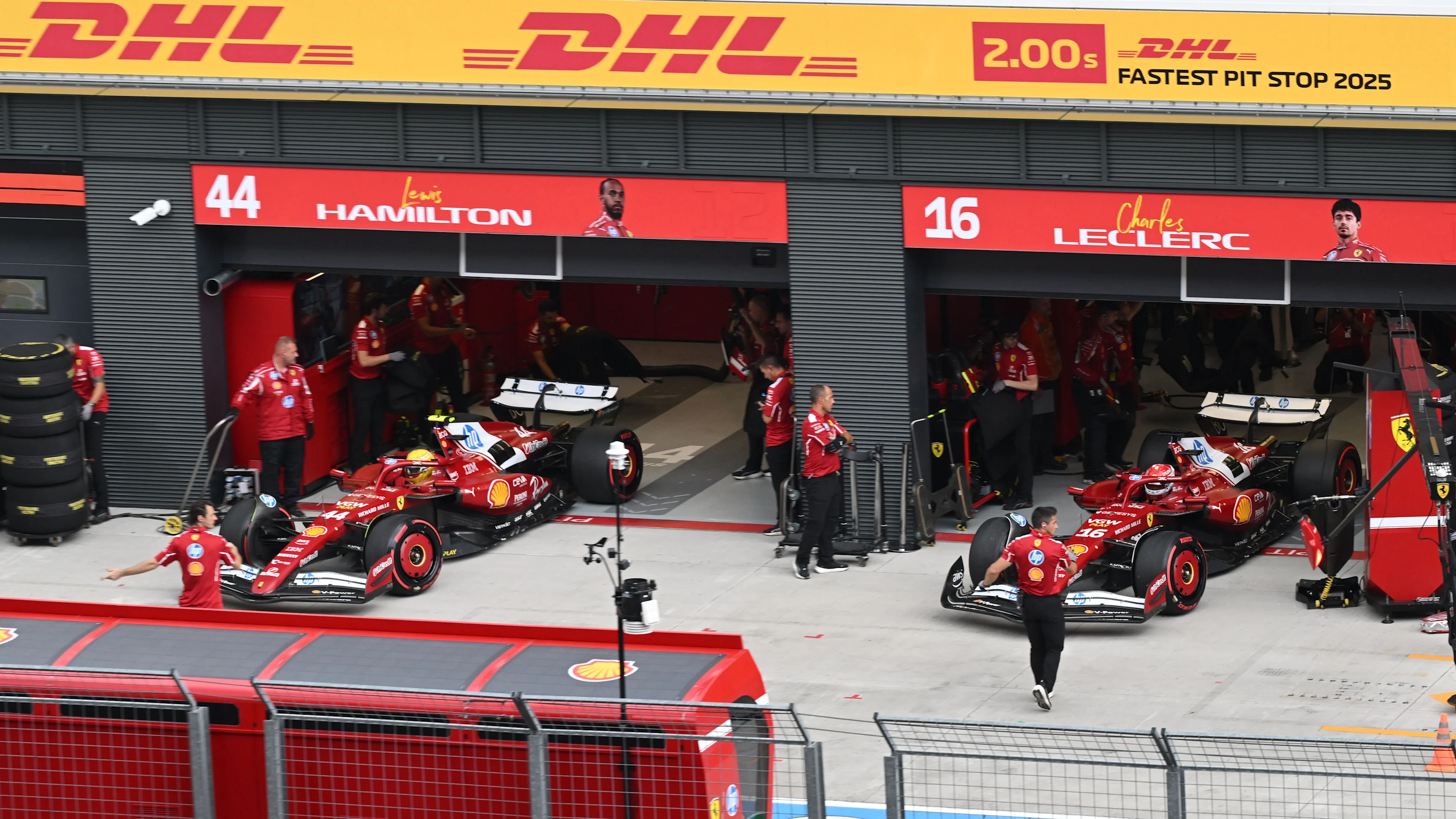 Budapest, Hongrie - 02 août: Lewis Hamilton de Grande-Bretagne conduisant le (44) Scuderia Ferrari