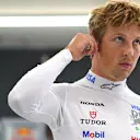 ZANDVOORT, NETHERLANDS - AUGUST 29: Liam Lawson of New Zealand and Visa Cash App Racing Bulls prepares to drive in the garage during practice ahead of the F1 Grand Prix of Netherlands at Circuit Zandvoort on August 29, 2025 in Zandvoort, Netherlands. (Photo by Rudy Carezzevoli/Getty Images)