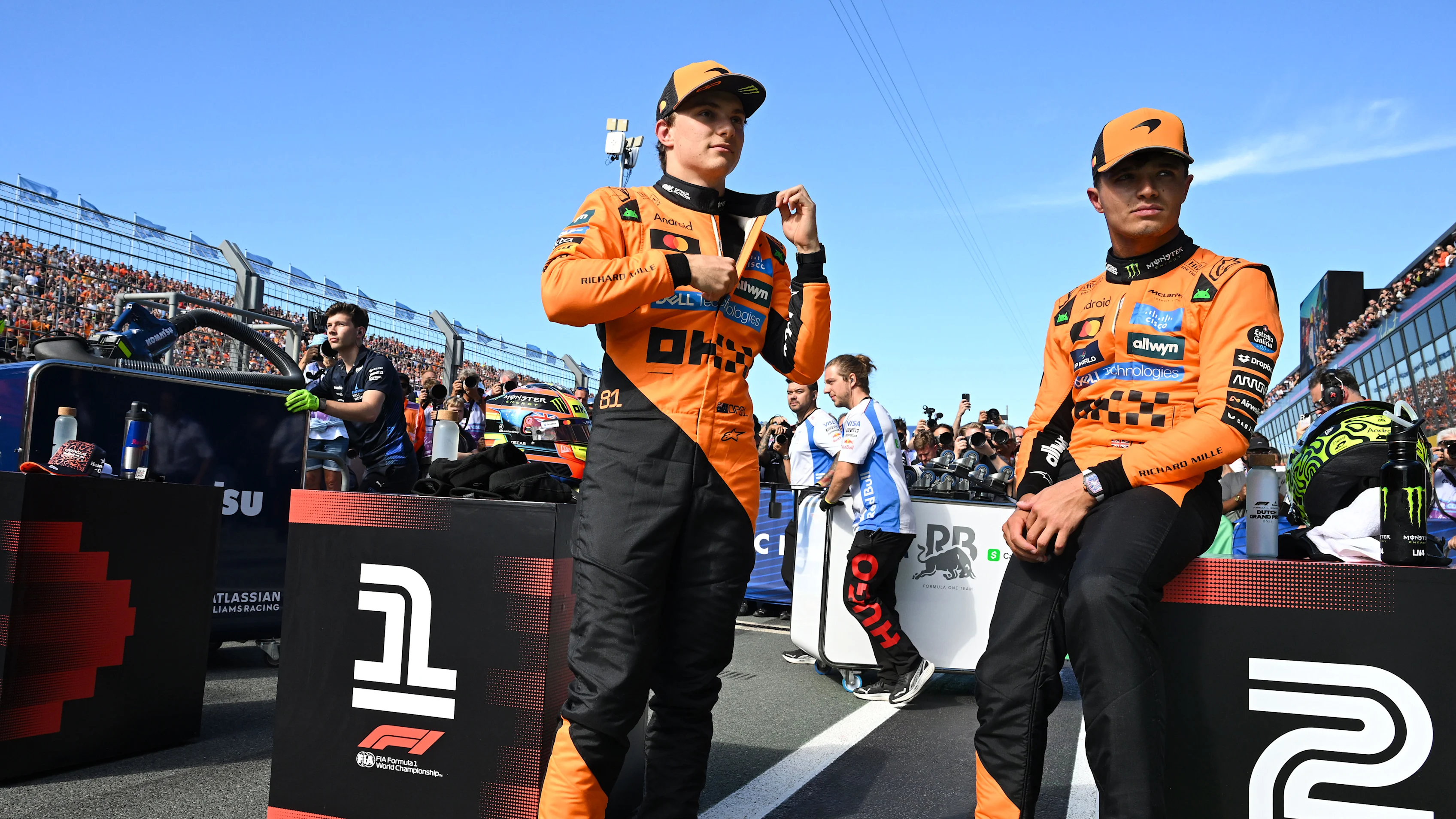 Zandvoort, Pays-Bas - 30 août: qualificatif pole position Oscar Piastri d'Australie et McLaren