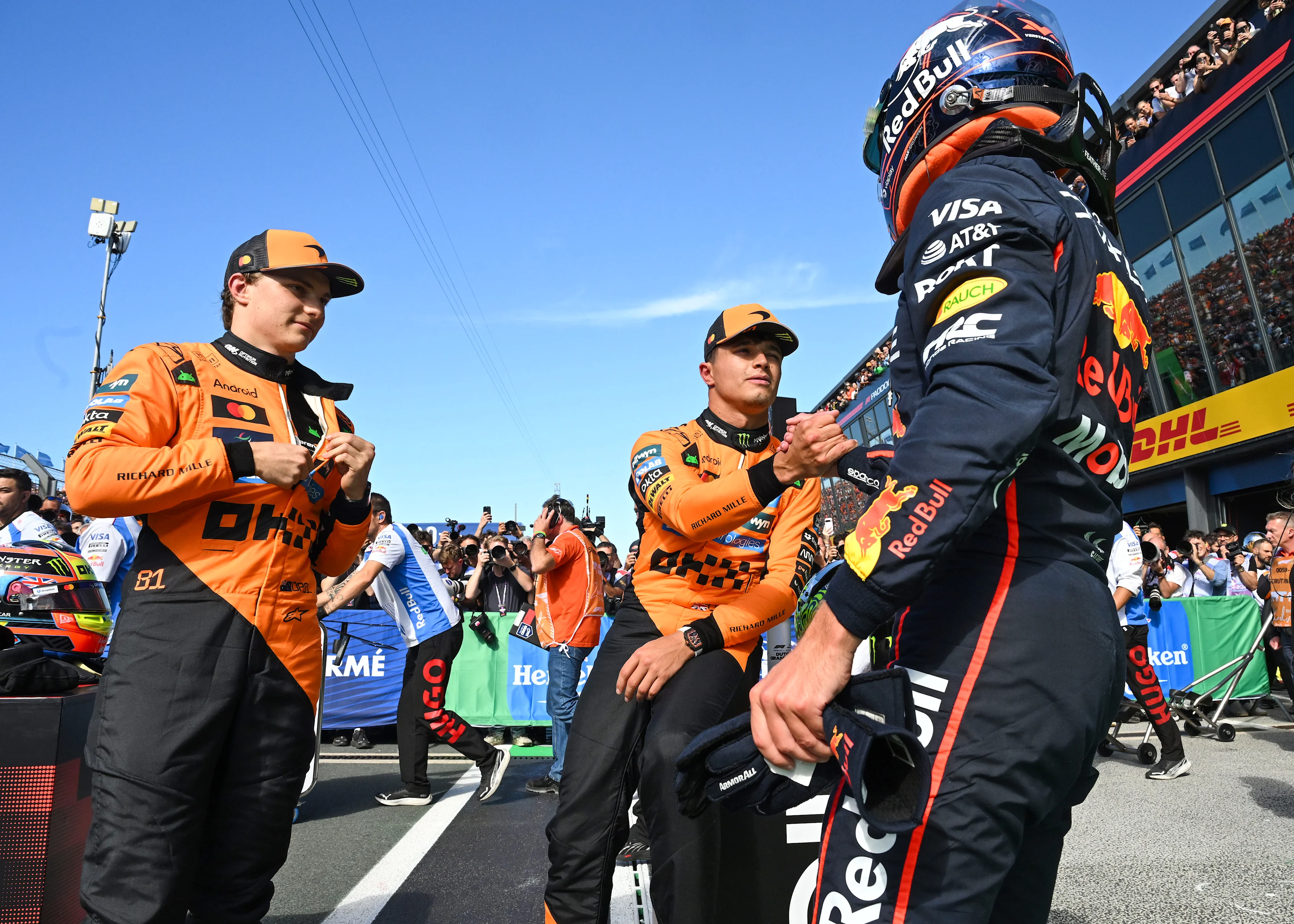 Zandvoort, Pays-Bas - 30 août: qualificatif pole position Oscar Piastri d'Australie et McLaren