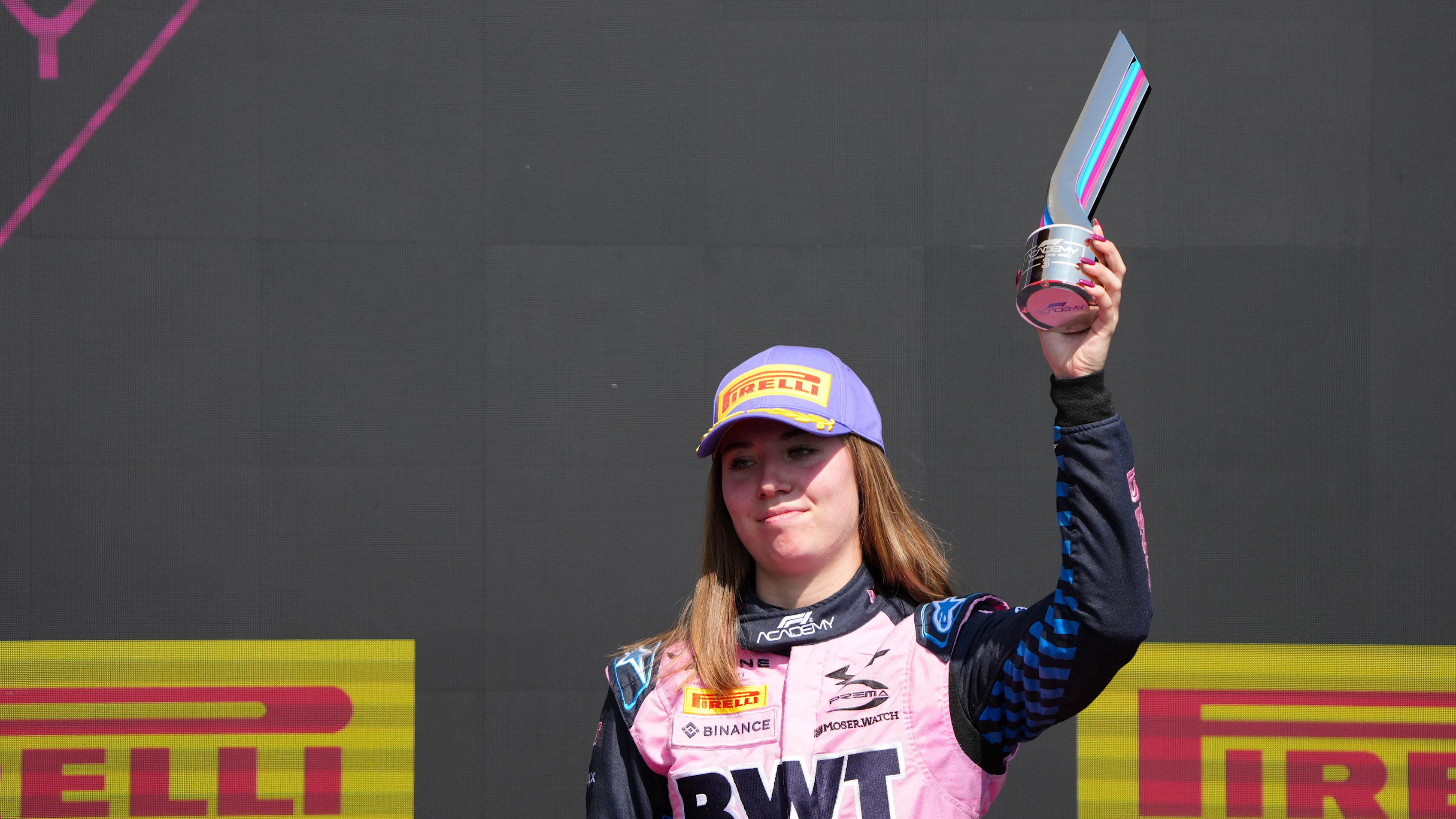 Montréal, Québec - 14 juin: la troisième placée Nina Gademan des Pays-Bas et de Prema Racing (3)