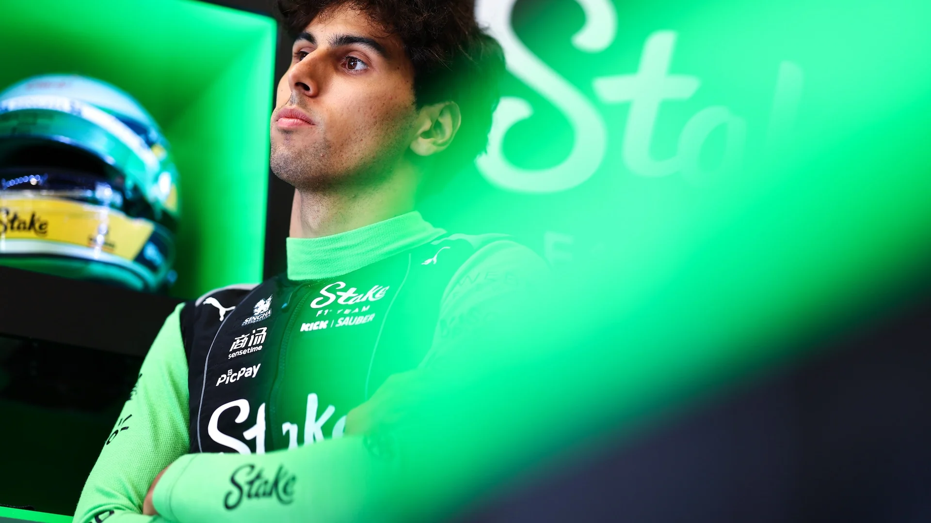 Spielberg, Autriche - 28 juin: Gabriel Bortoleto du Brésil et le jeu F1 Team Kick Sauber regarde dans