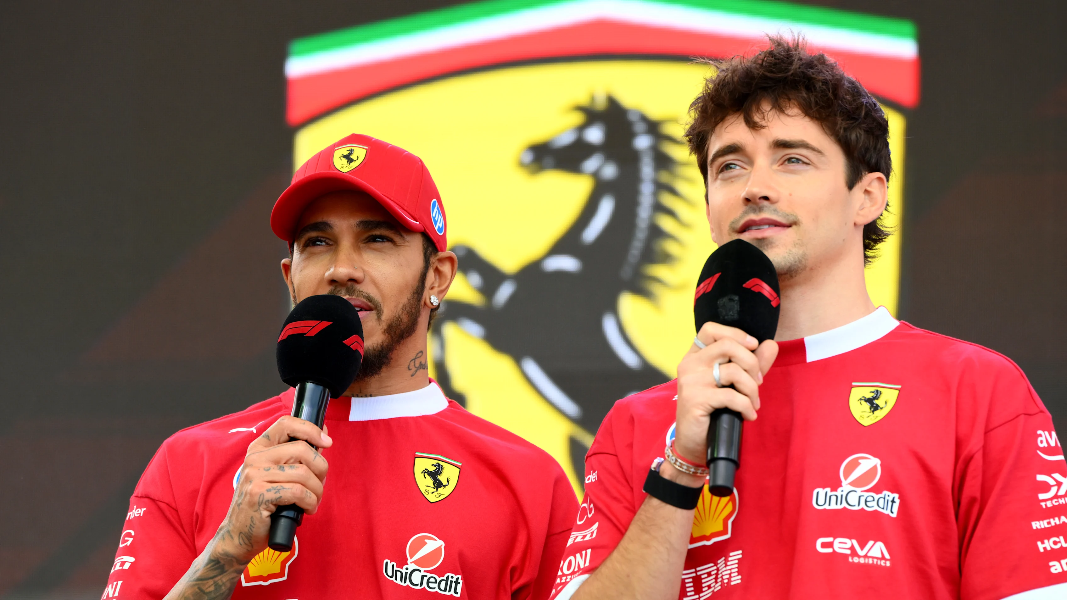 Budapest, Hongrie - 02 août: Lewis Hamilton de Grande-Bretagne et Scuderia Ferrari et Charles