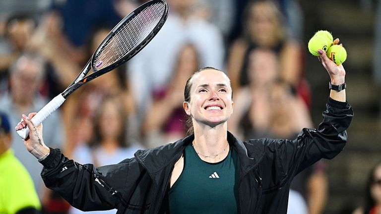 Elina Svitolina a atteint les quarts de finale de deux Grand Chelem cette année, l'Open de France et d'Australie